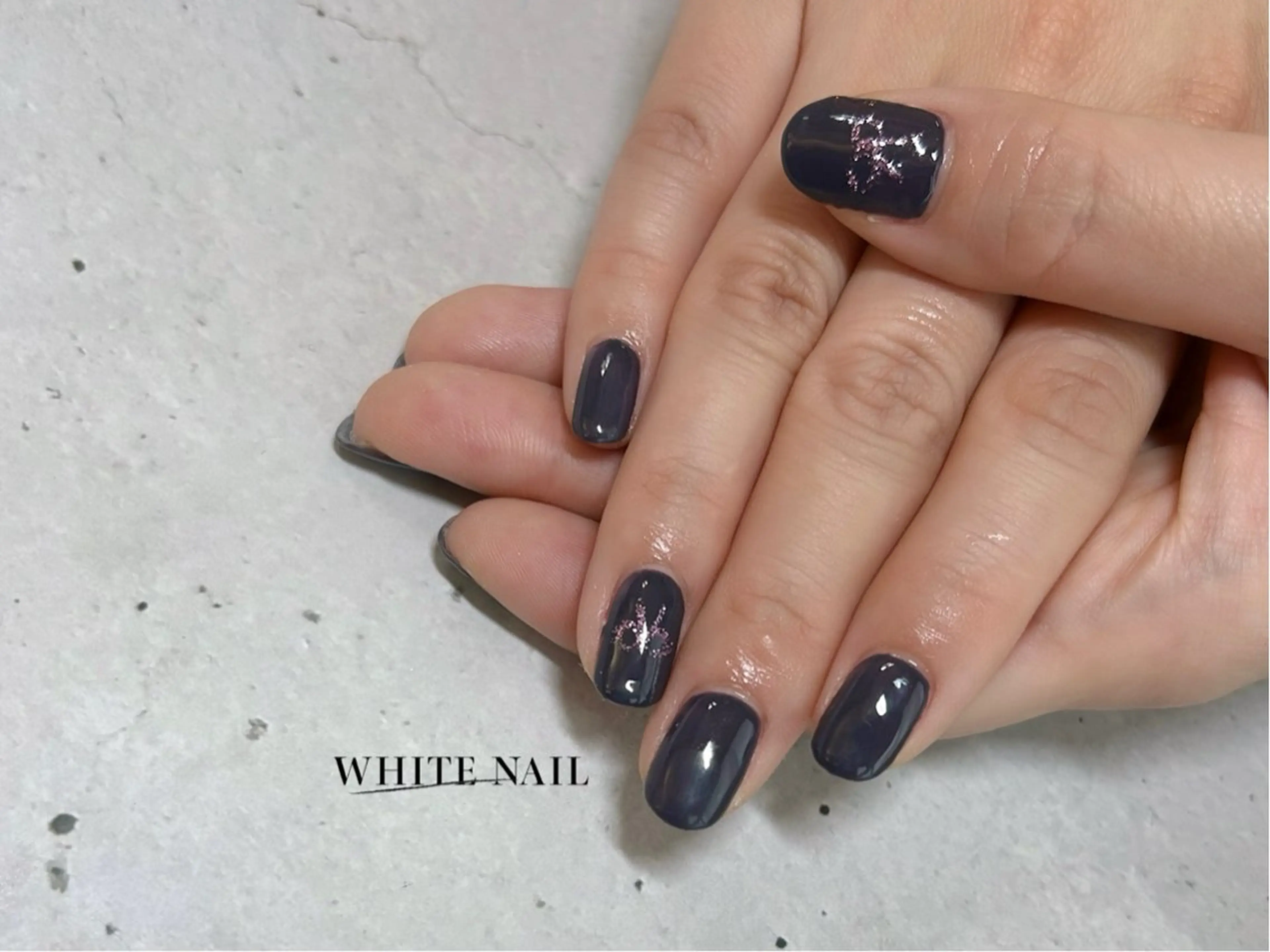 ネイル ワンカラーネイル ハンドネイル WHITE NAIL ホワイトネイルのネイルデザイン