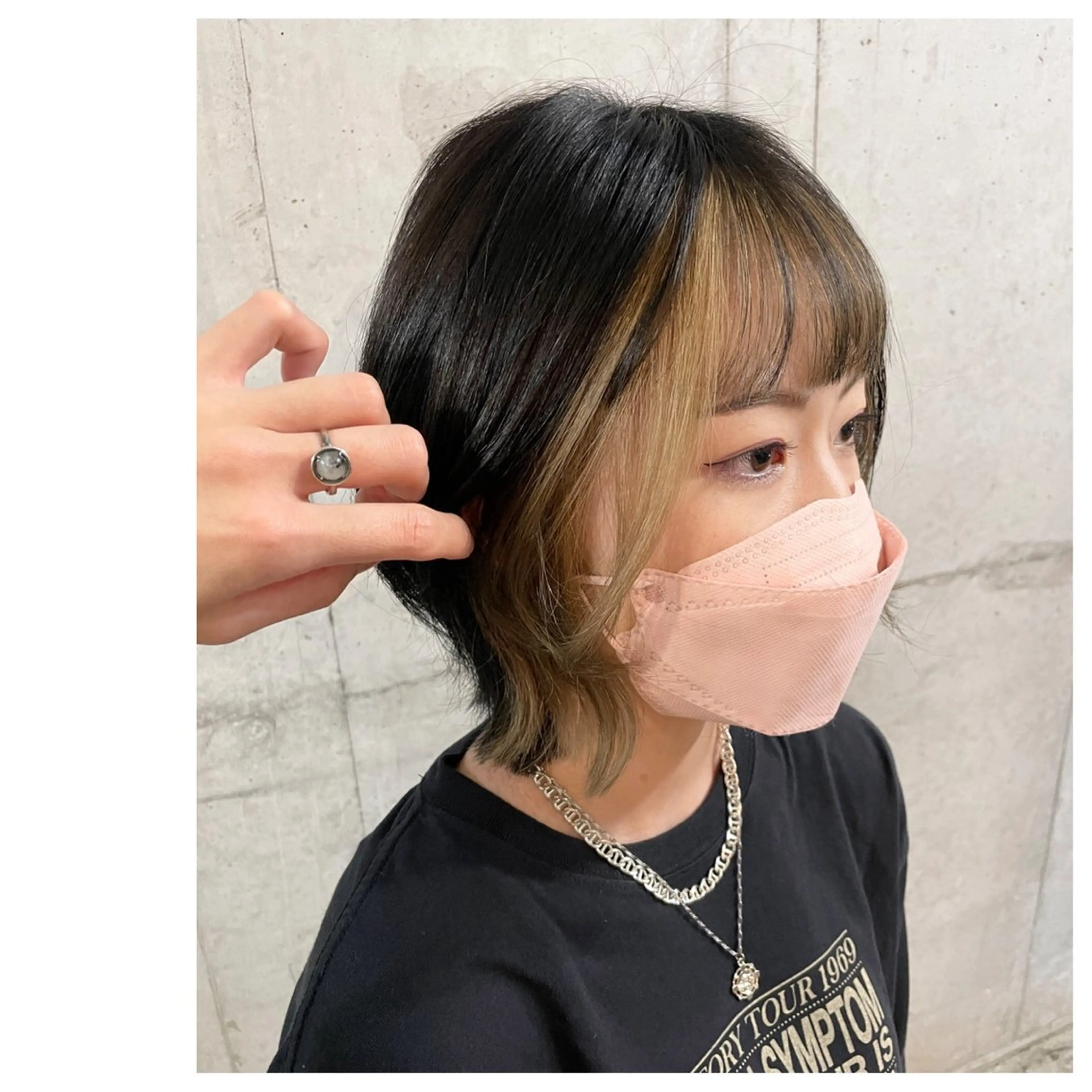 ミディアム カラー パーマ ヘアアレンジ メンズ キッズ ヘアカラー TopStylist ✂︎ Azumaのヘアスタイル
