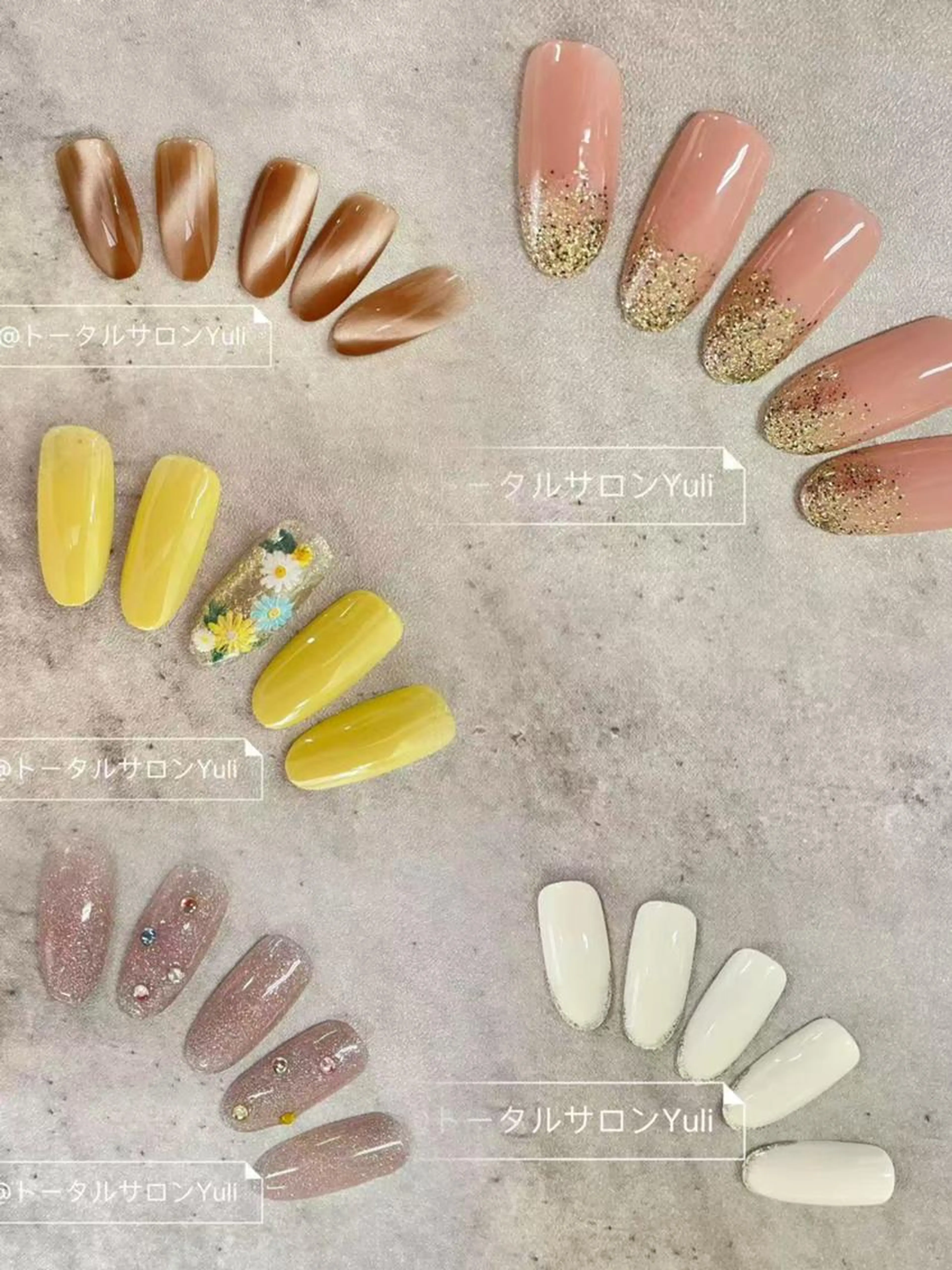 【当店では自爪を削らないベースジェル使用】◆Summerネイル☆大人気♪☆選べる定額デザインAの写真