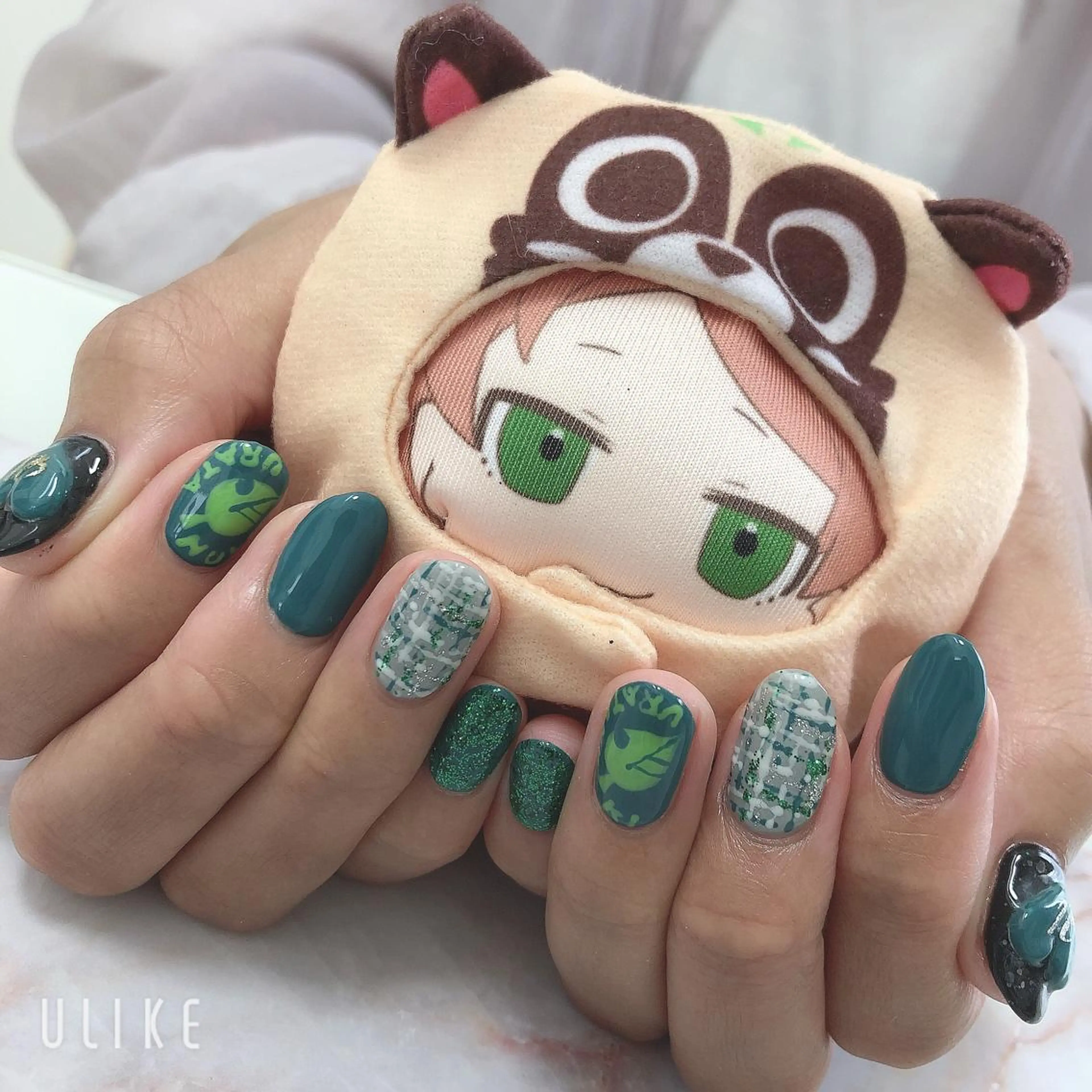 ネイル ジェルネイル 韓国ネイル ミラーネイル 持ち込み ニュアンスネイル Azulsou 廣川愛のネイルデザイン