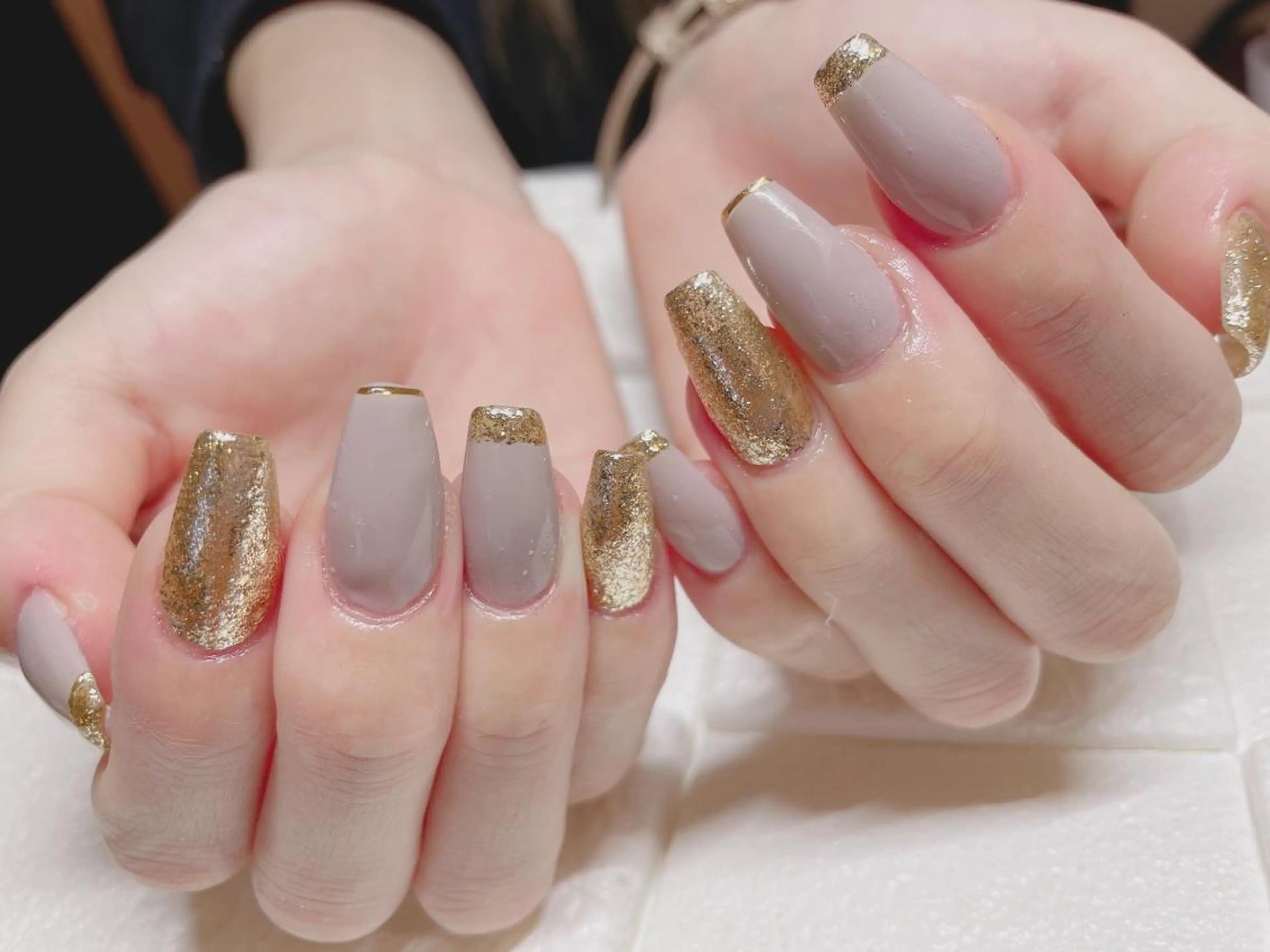 ネイル ゴージャス シンプルネイル Nail &Beauty Salon ☆Kirari☆所属・ビューティサロン ☆Kirari☆のネイルデザイン