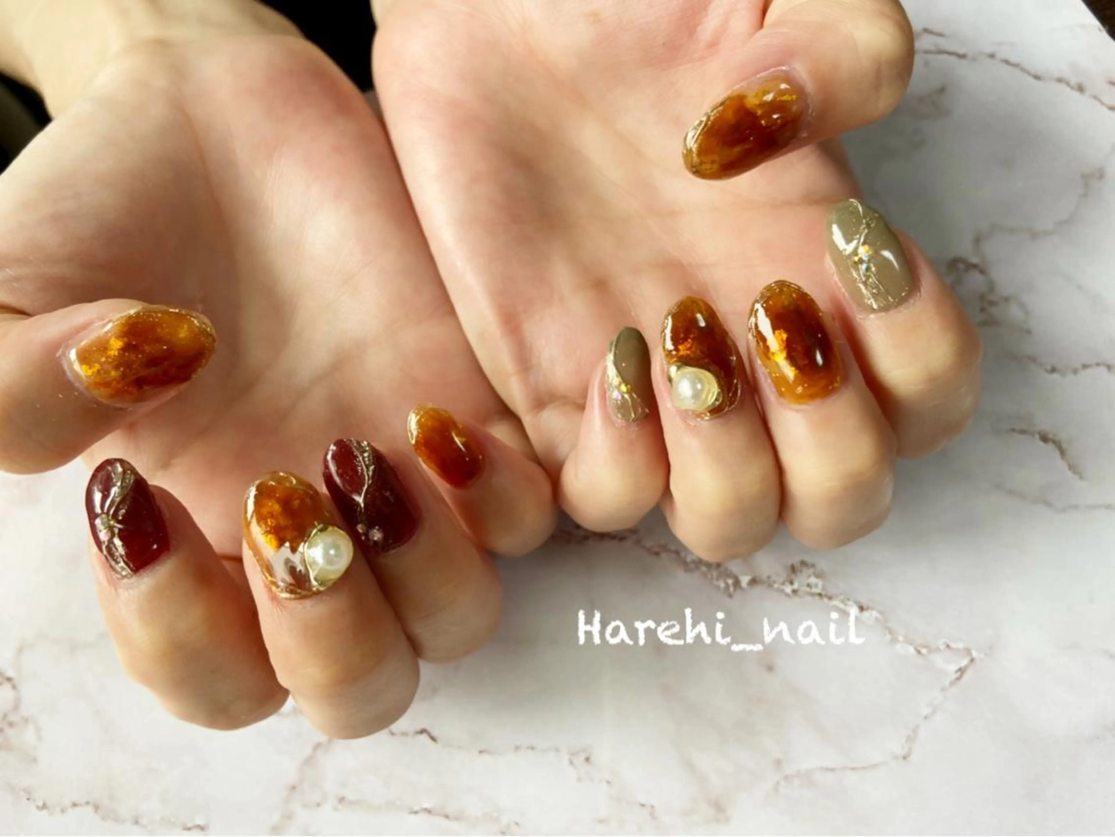 ネイル ハンドネイル Harehi_ nailのネイルデザイン