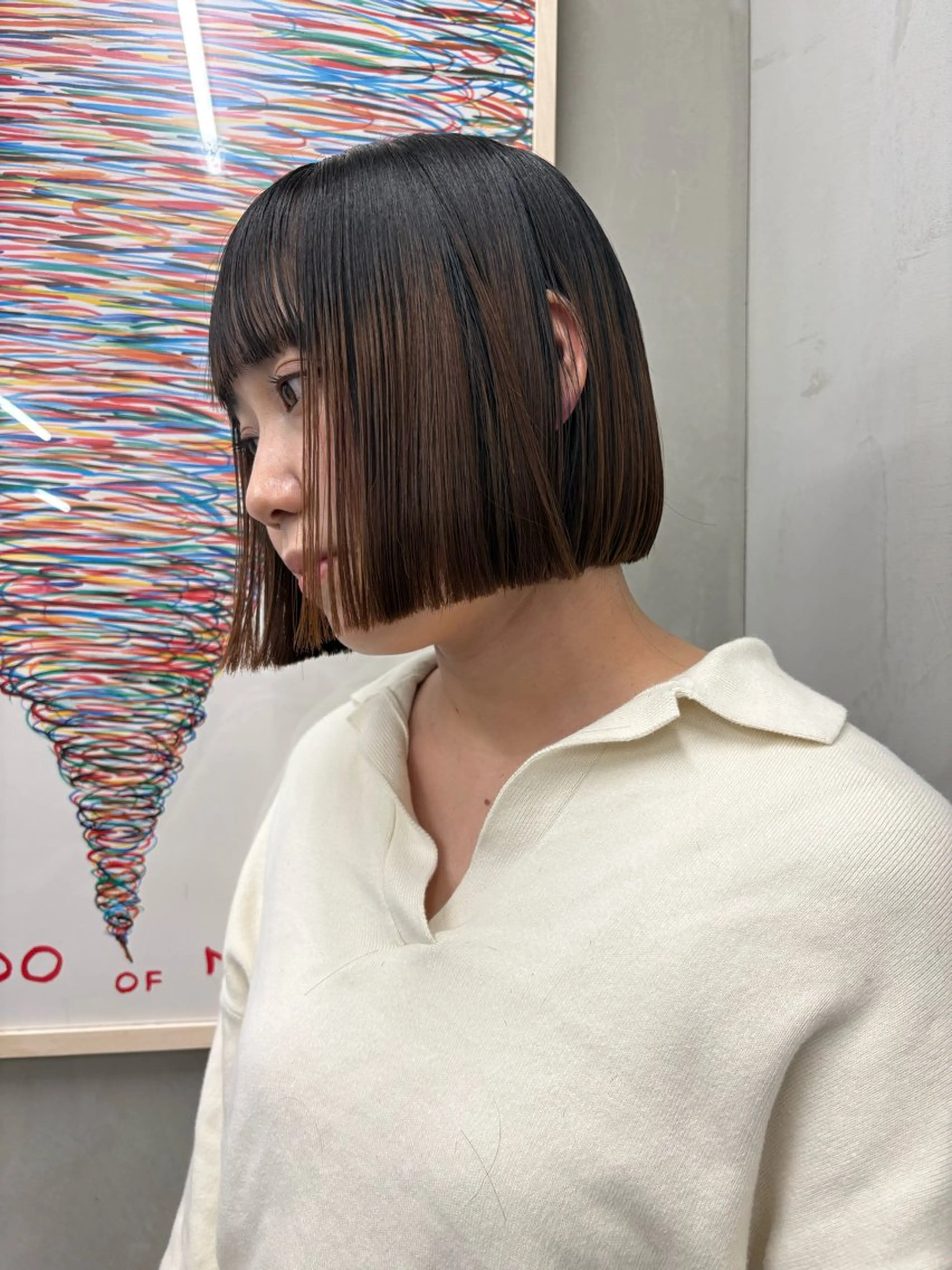 ショート ボブ ぱつっとボブ/ natsukiのヘアスタイル