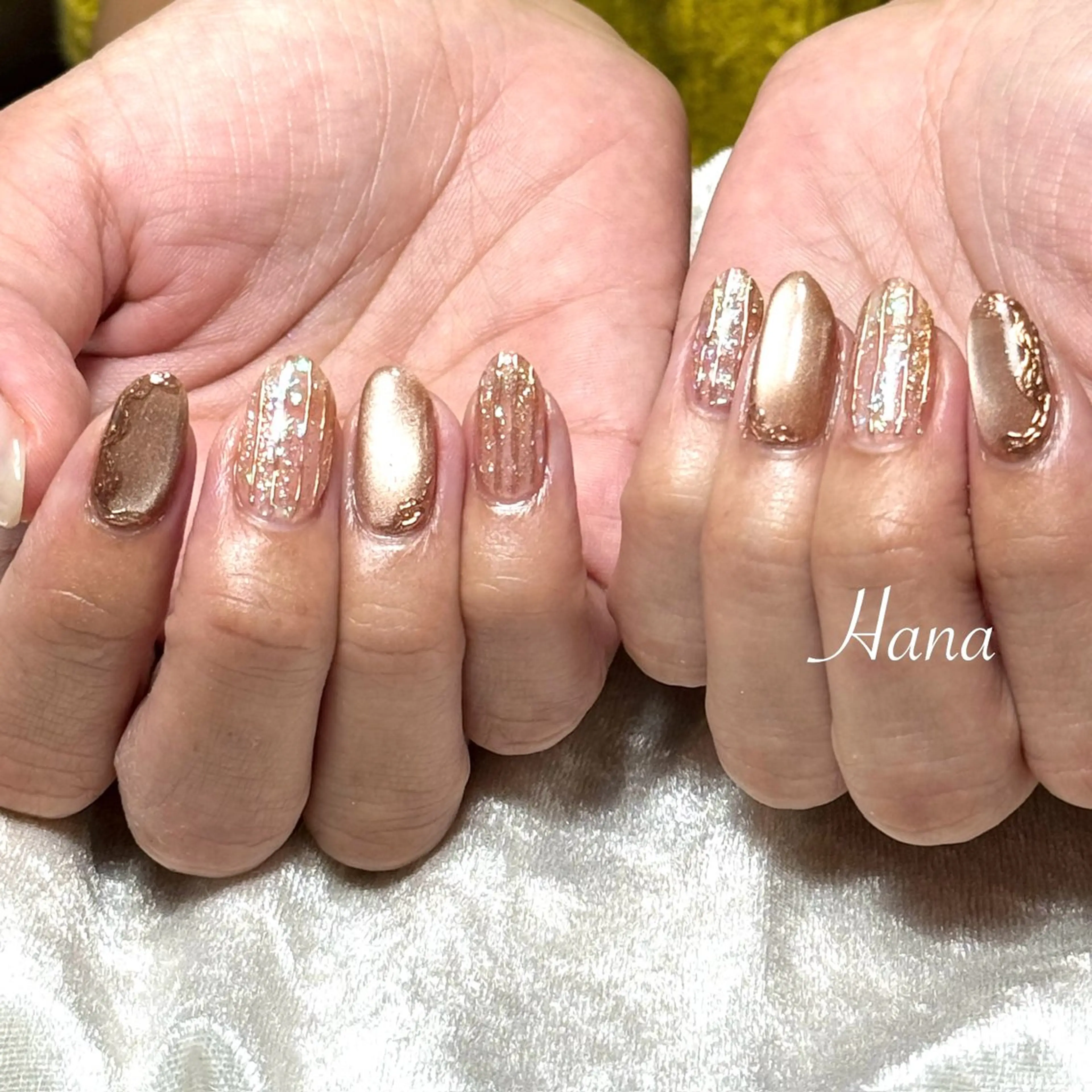 ネイル マグネットネイル ハンドネイル Hana_ Rieのネイルデザイン