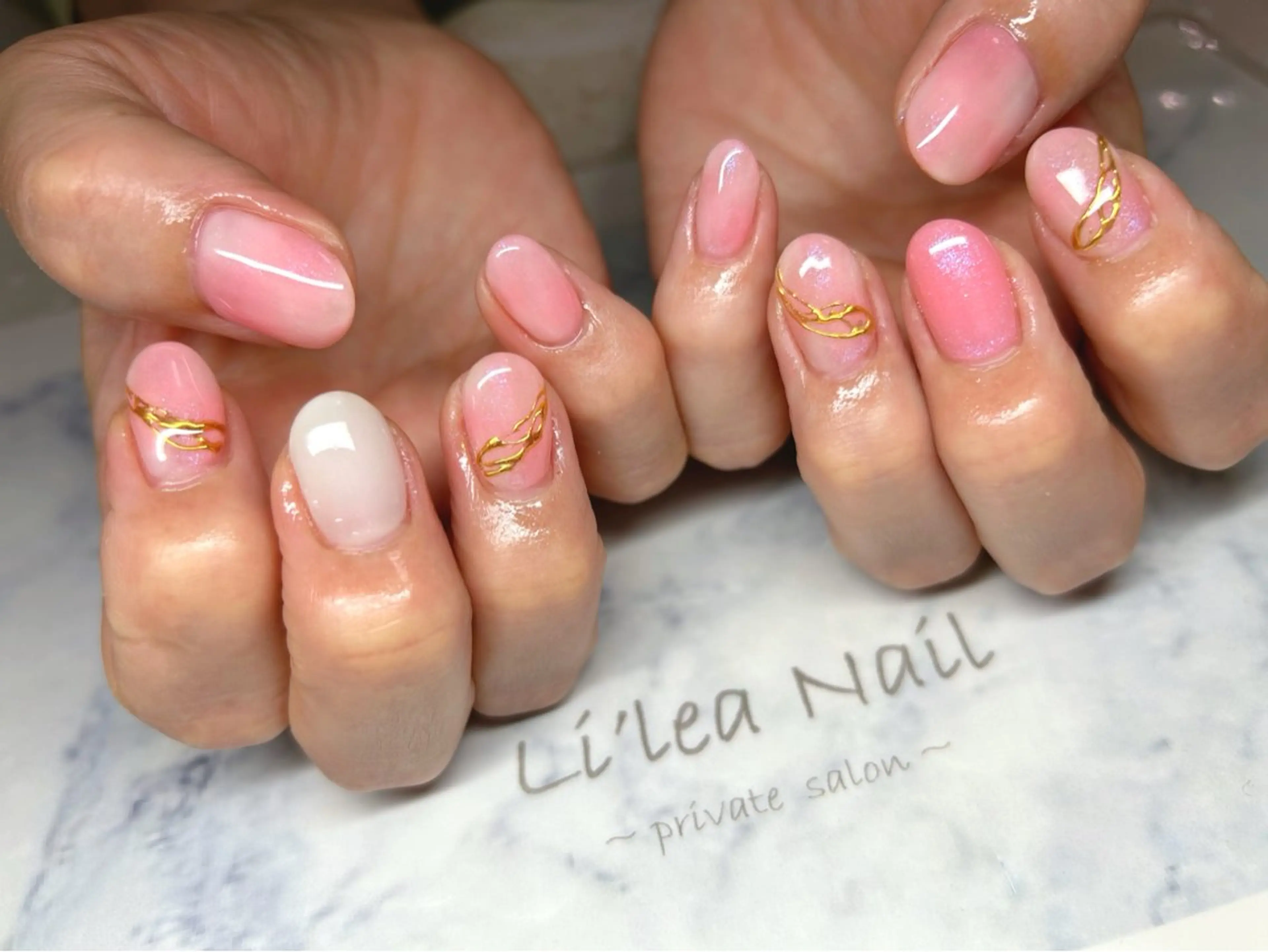 ネイル ハンドネイル Li'leaNail AINAのネイルデザイン