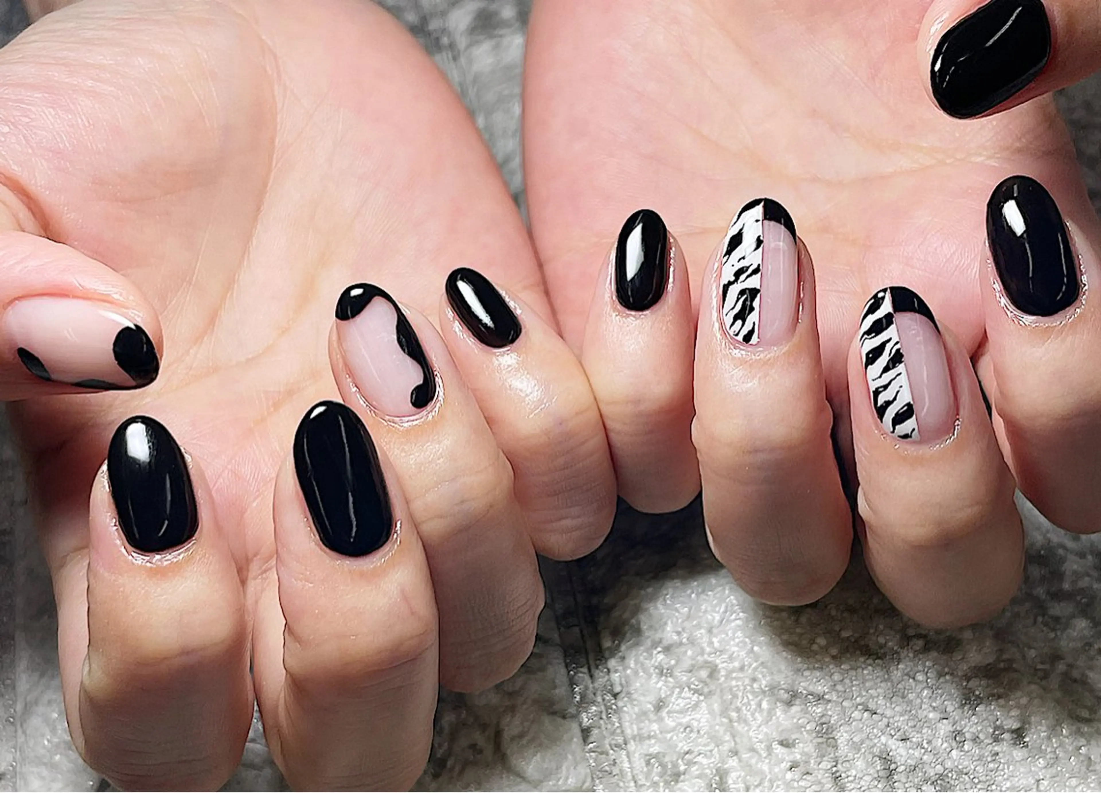 ネイル アニマル柄 ハンドネイル mua nail mikiのネイルデザイン