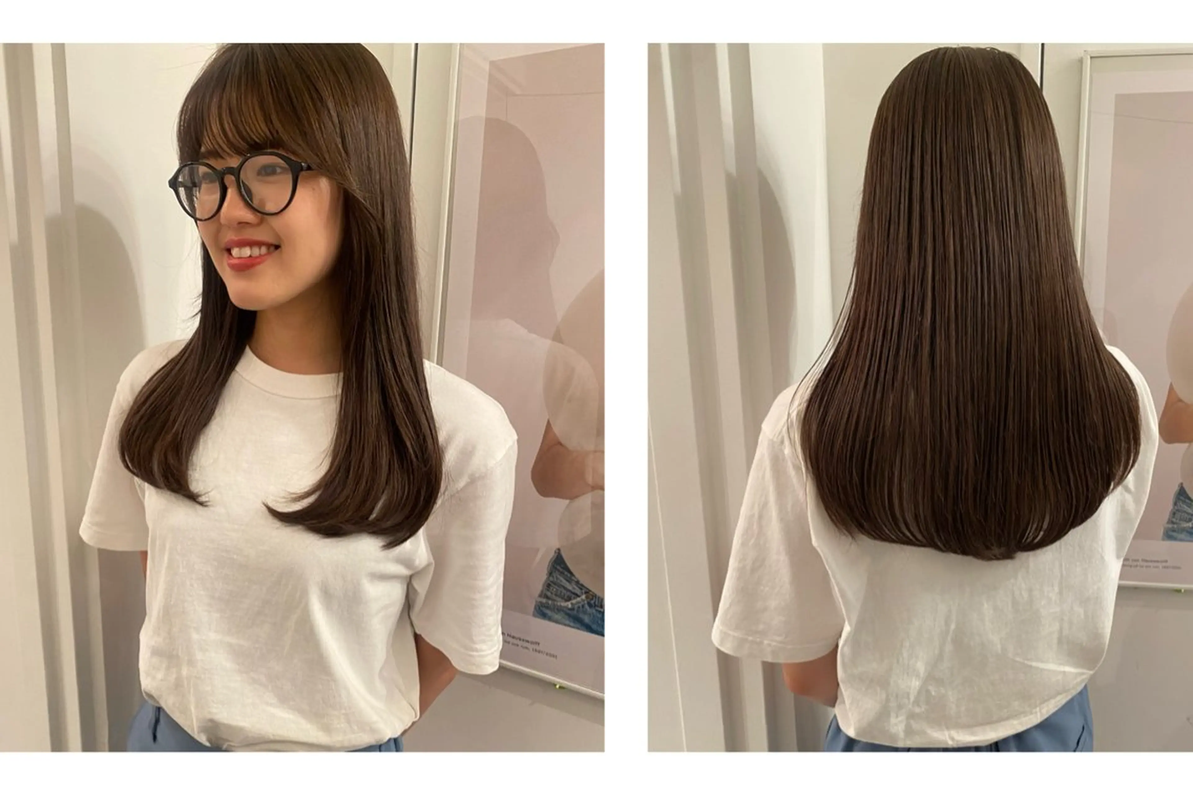 ロング カラー カット ヘアカラー riria/ボブ /ブラウンカラー🎀のヘアスタイル