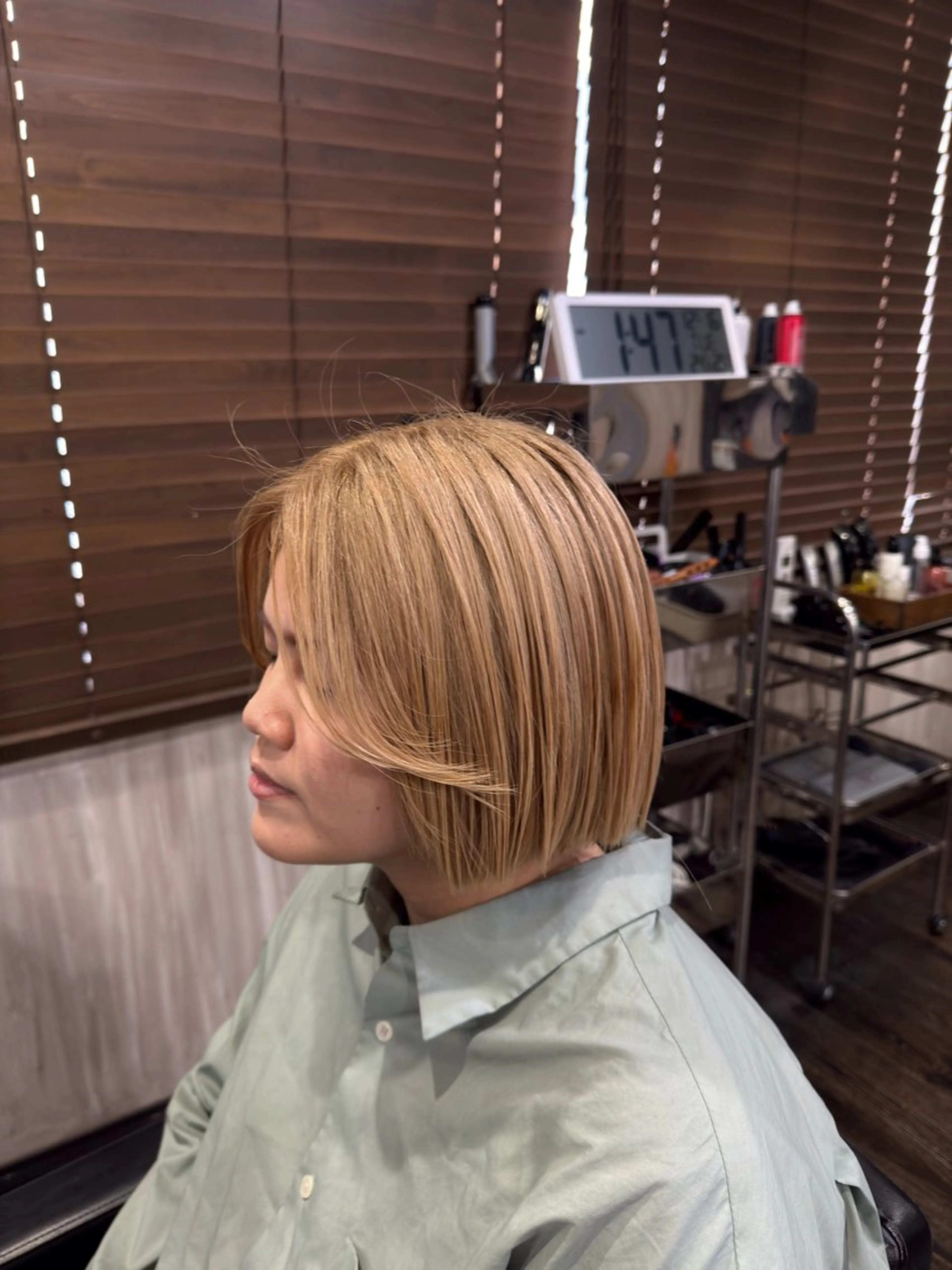 ミディアム カラー ベージュカラー ヘアカラー トリートメント メンズカット/パーマ 艶カラーTAIGA︎のヘアスタイル