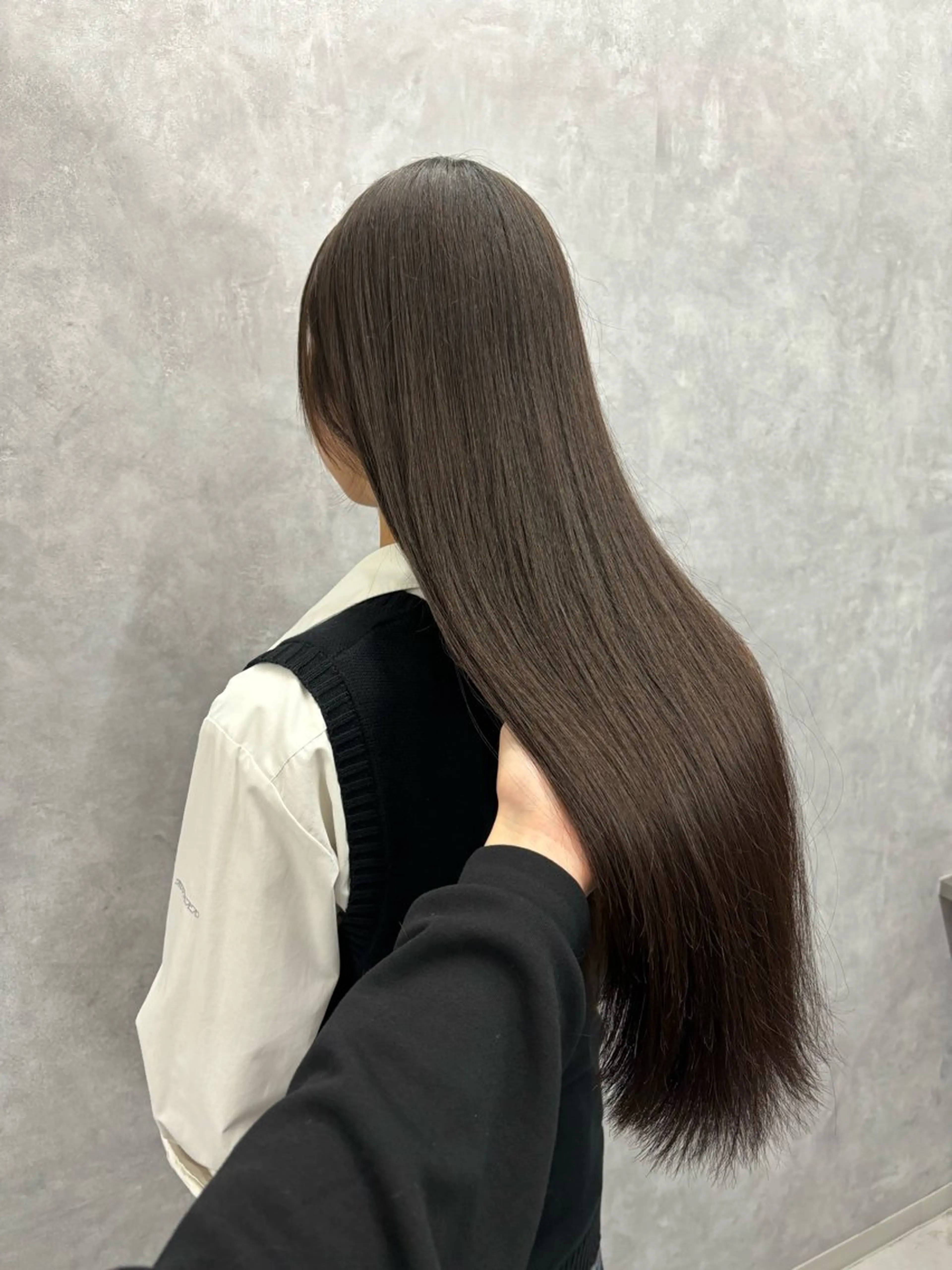 ロング カット トリートメント NUMBER 天王寺YUYAのヘアスタイル