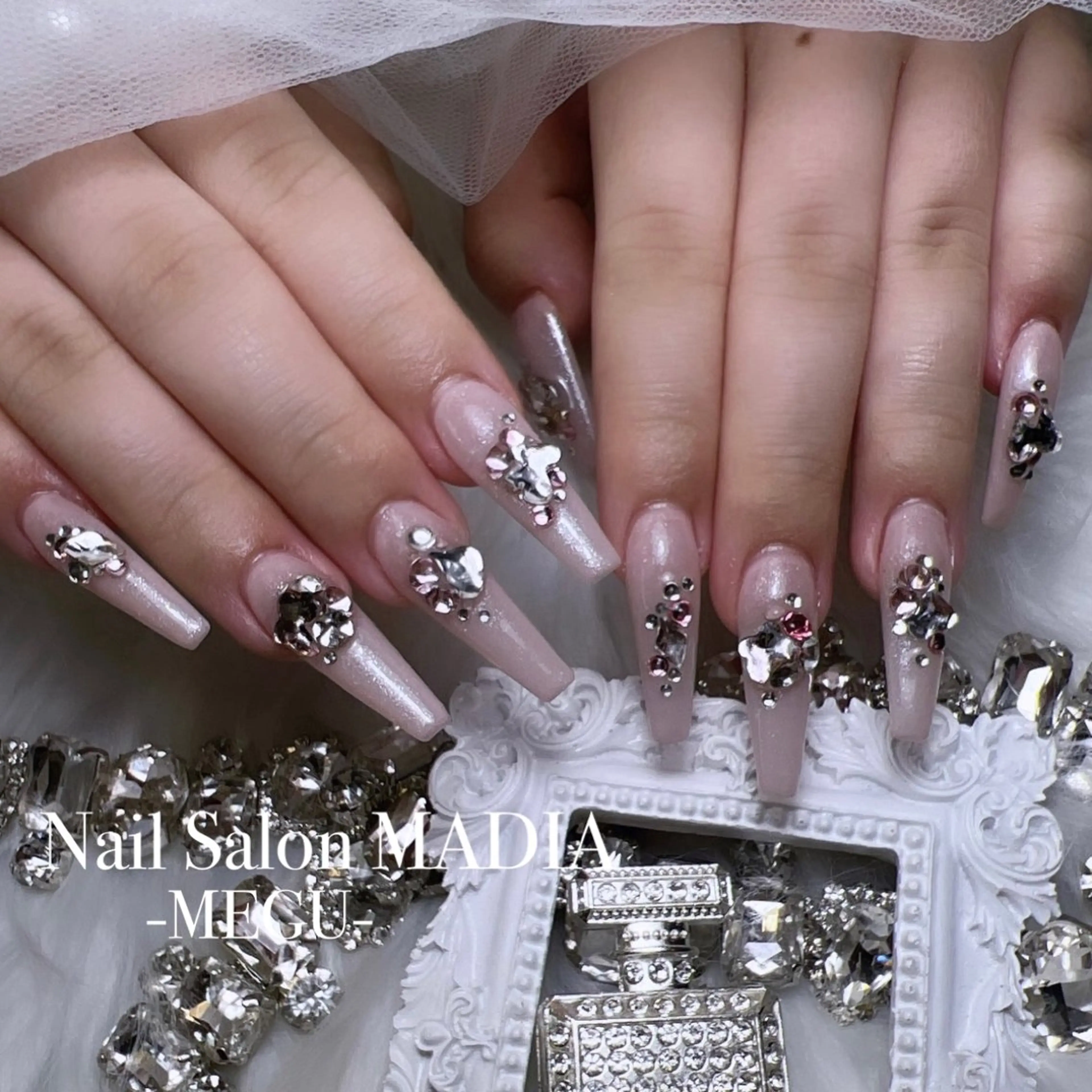 スカルプストーンつけ放題☆新規リピーター様オフ無料💅の写真