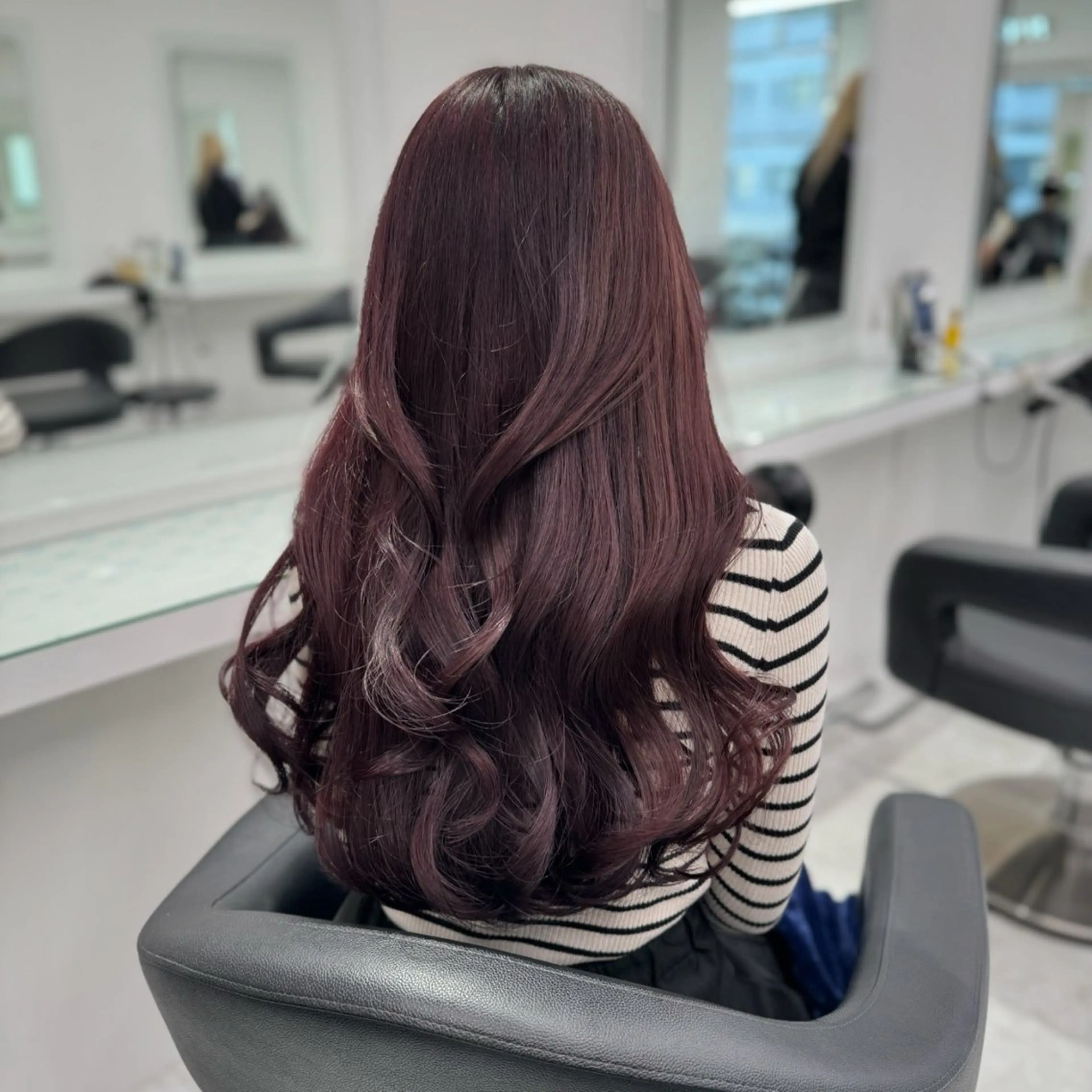 ロング ヘアカラー お洒落暖色 🍒AOI🍒のヘアスタイル