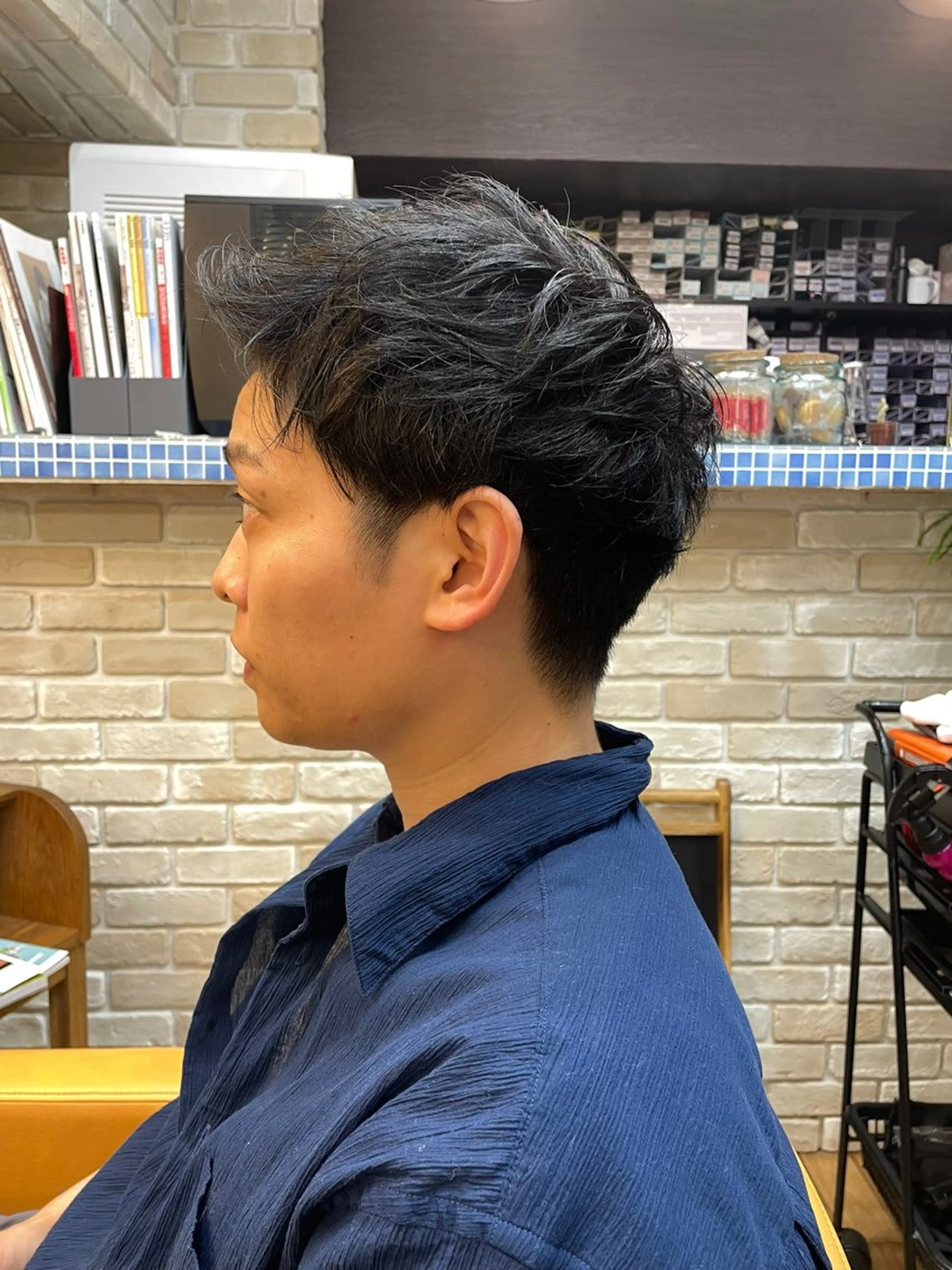 メンズ eyesburg W/est所属・ショートボブ 村上のヘアスタイル