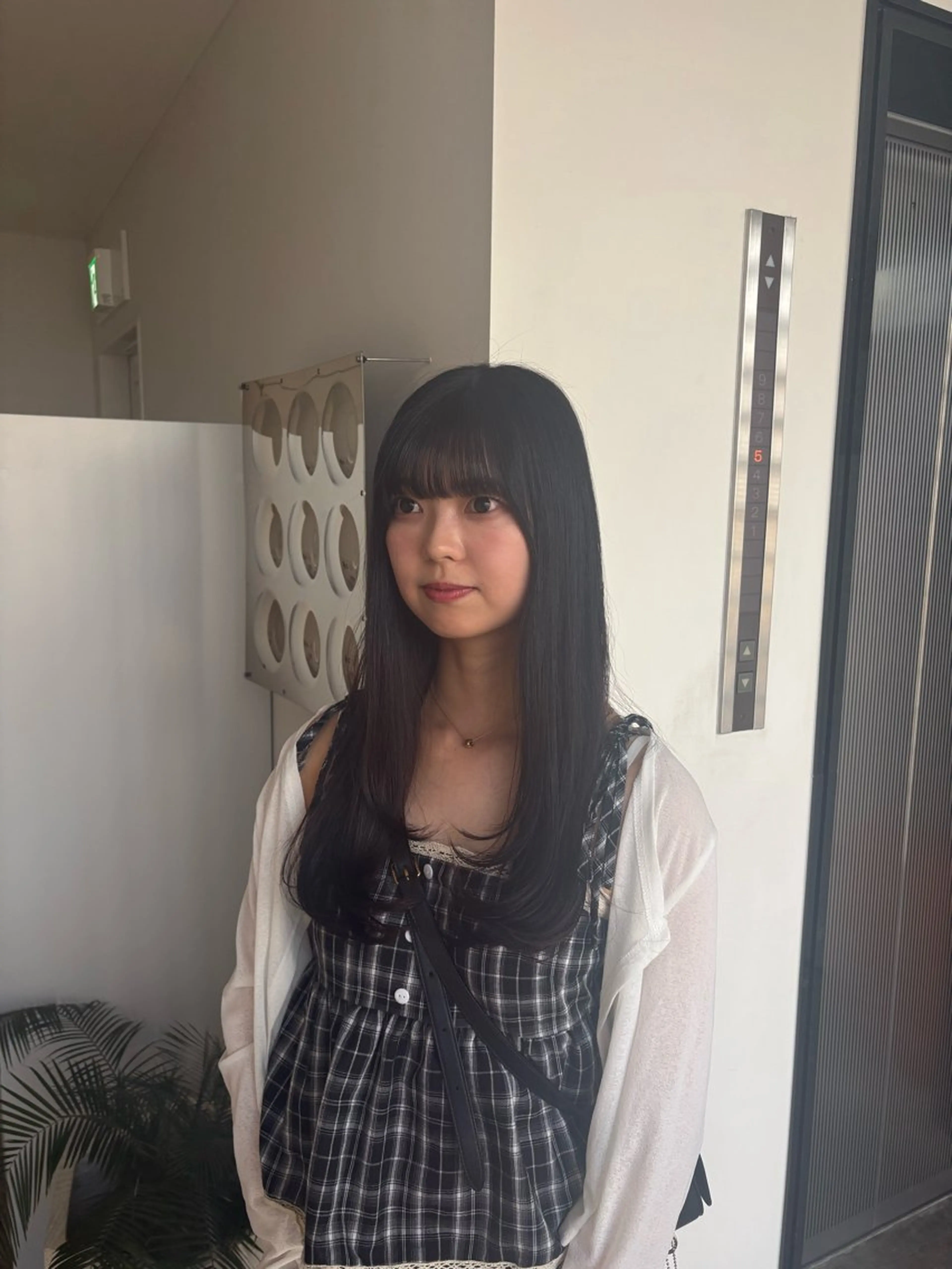 ロング レイヤーカット カット ヘアカラー トリートメント ヨシノ　ヒメカ /大阪美容室のヘアスタイル
