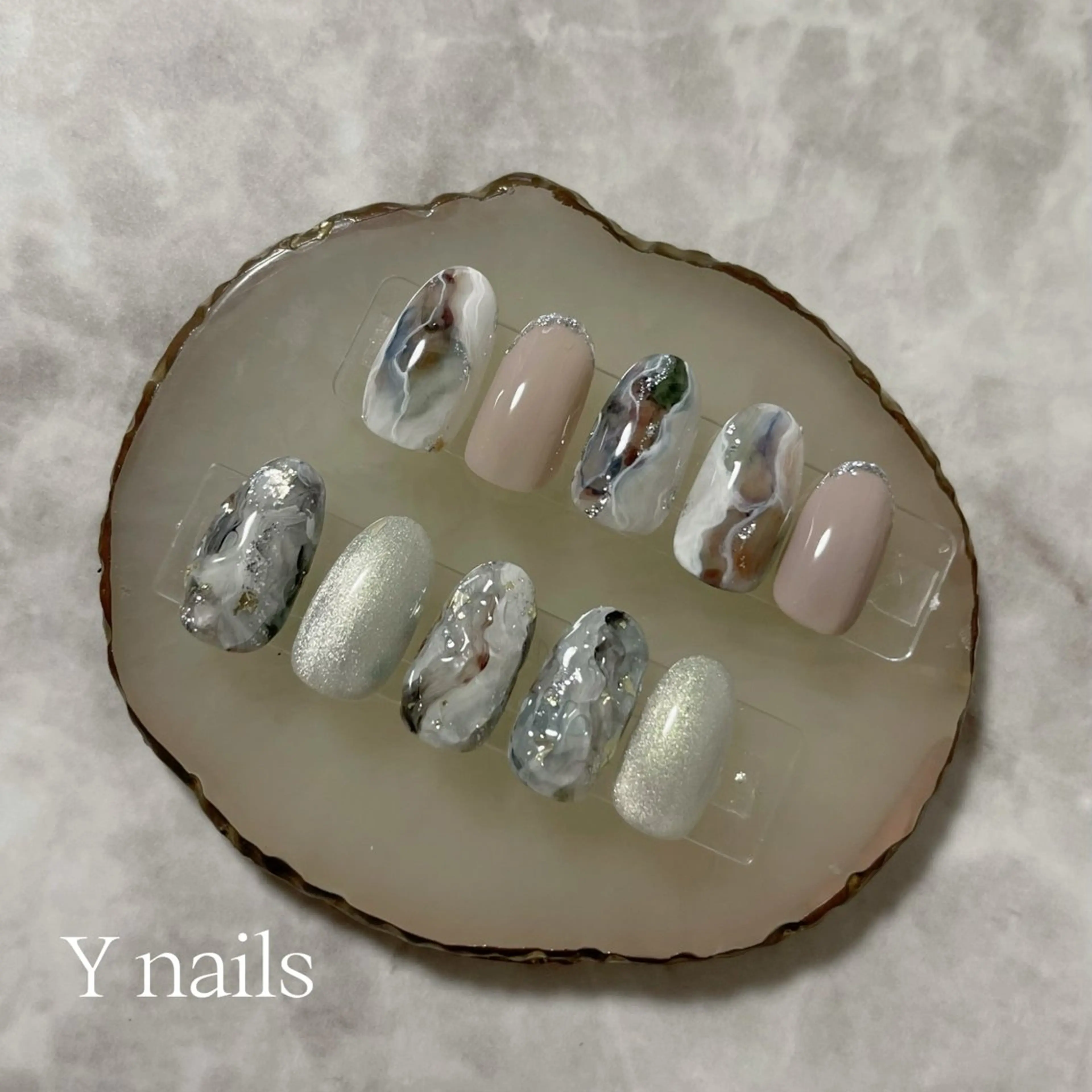 ネイル ニュアンスネイル 桜井 Y nailsのネイルデザイン