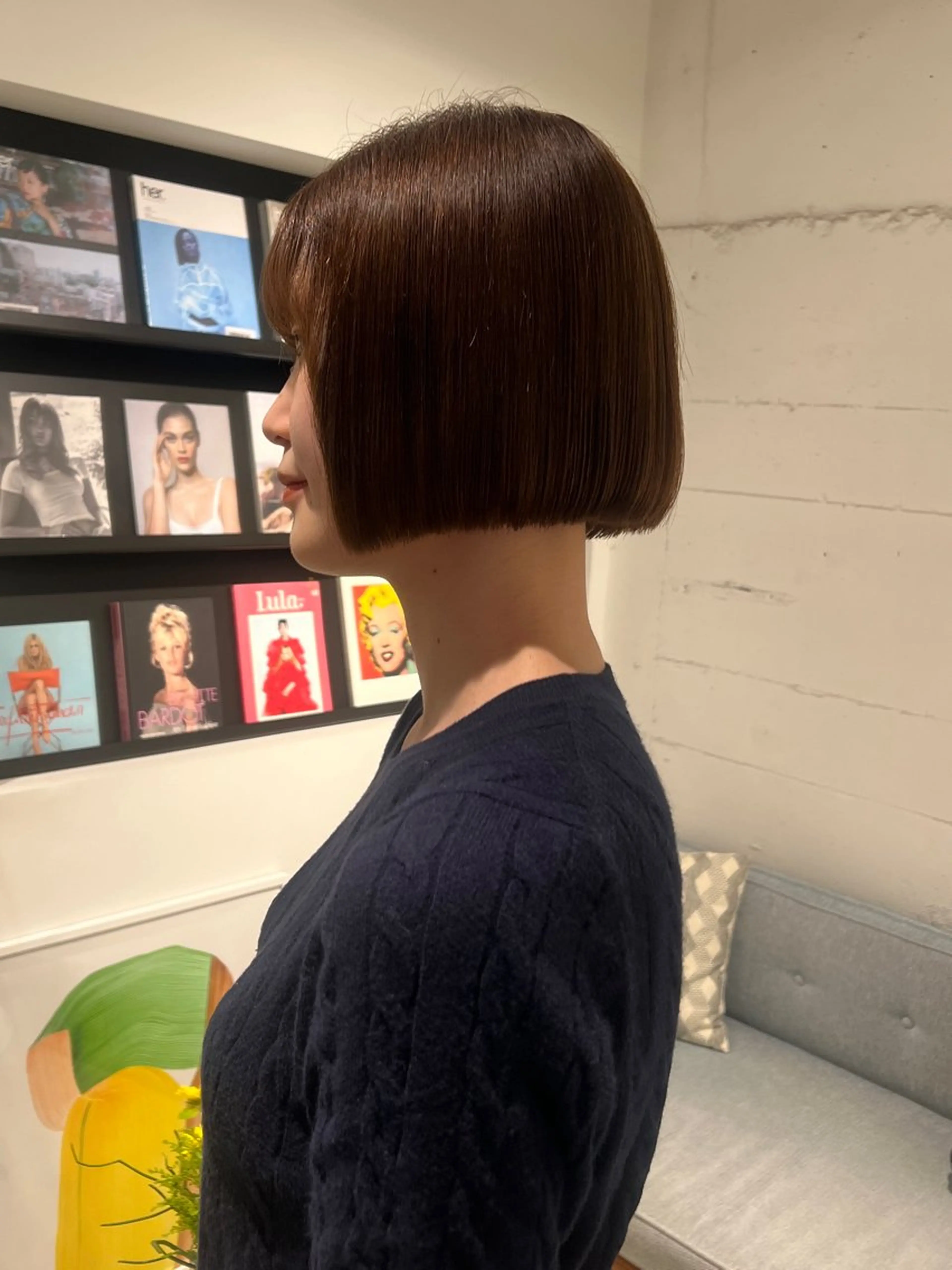 ショート 峯田 優花のヘアスタイル