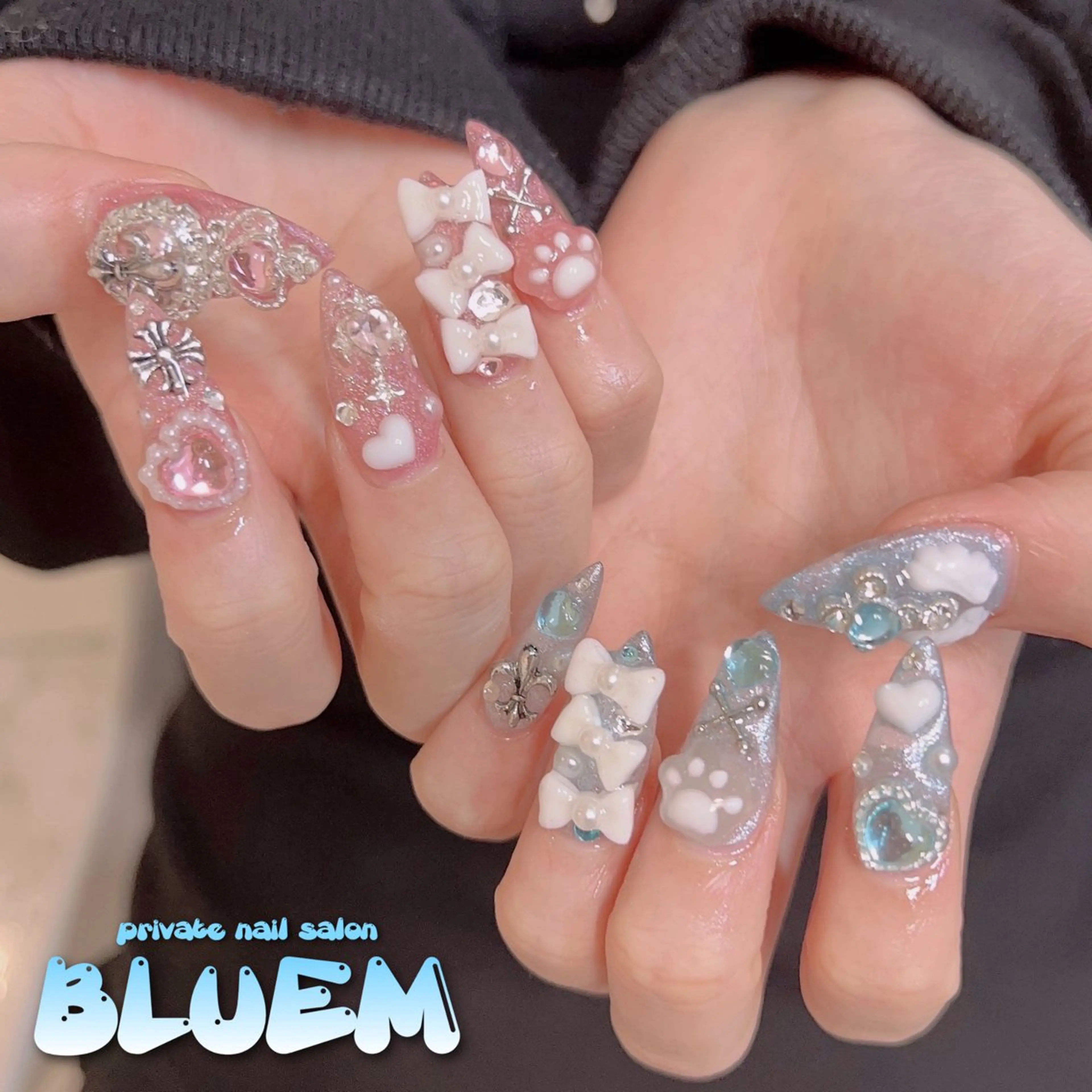 ネイル ハンドネイル BLUEM なな🐶のネイルデザイン