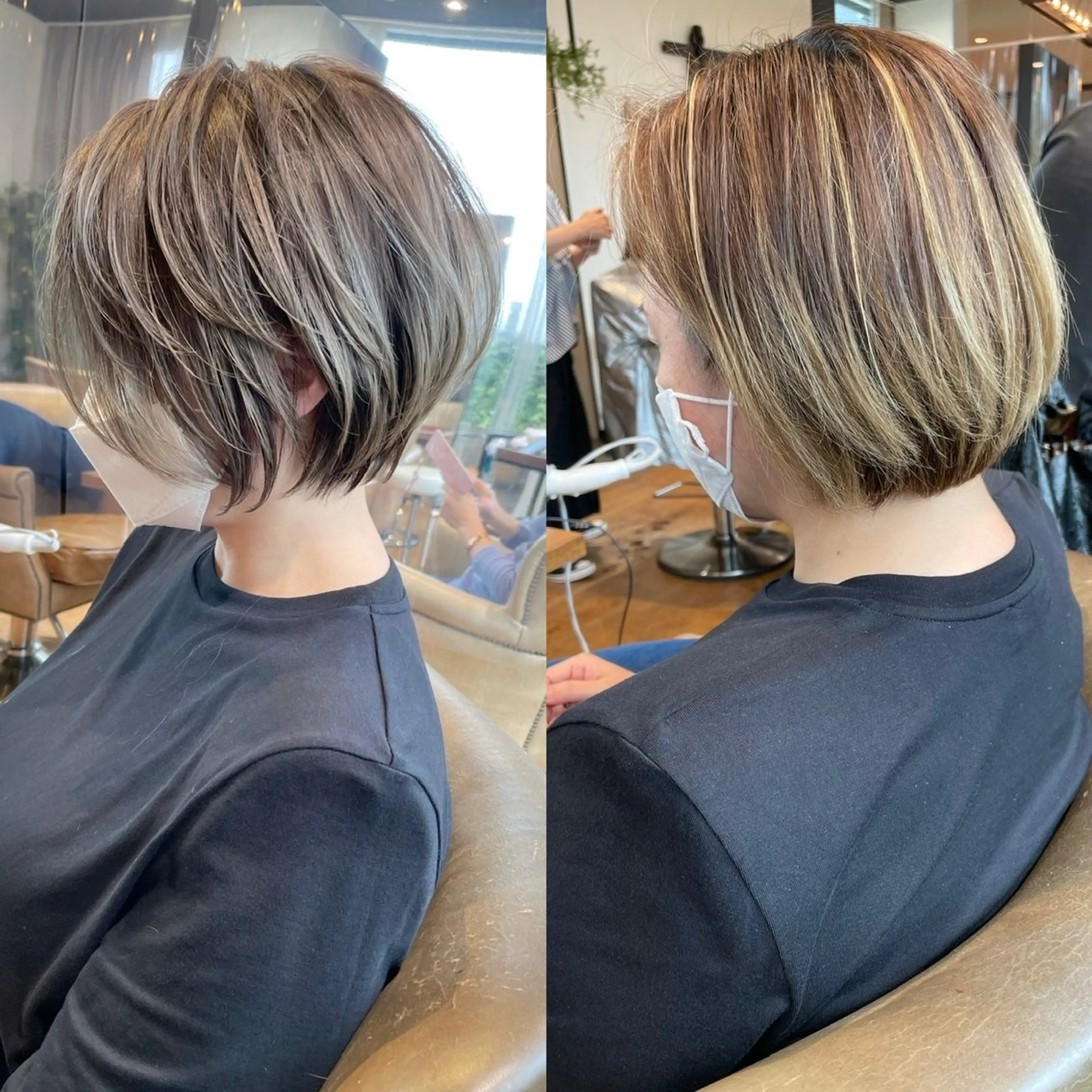 ショート ショートボブ ベリーショート ボブ ショートヘア 無料カットモデル/ 大人ショート/荒砂のヘアスタイル