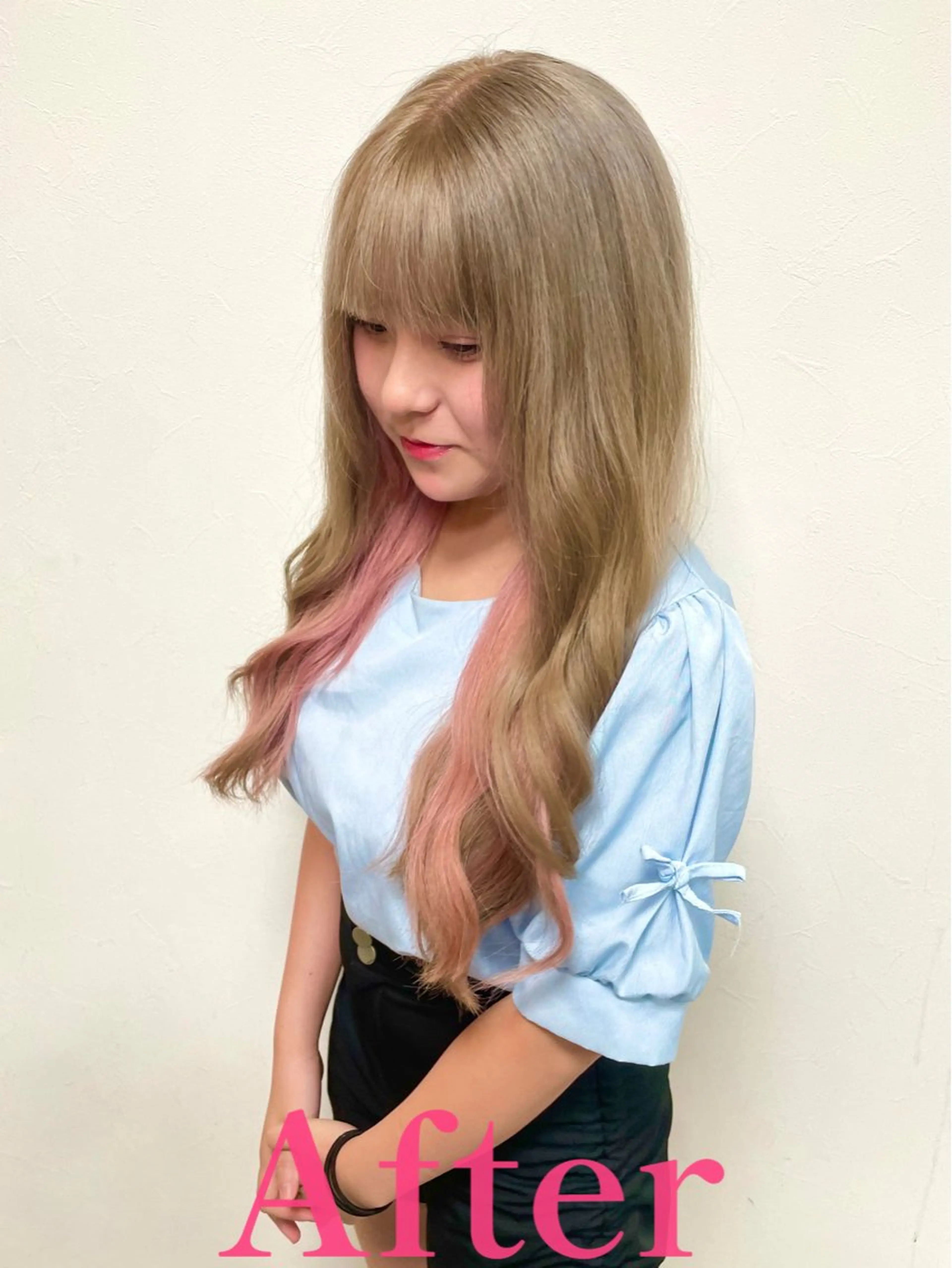セミロング 井上 大輝のヘアスタイル