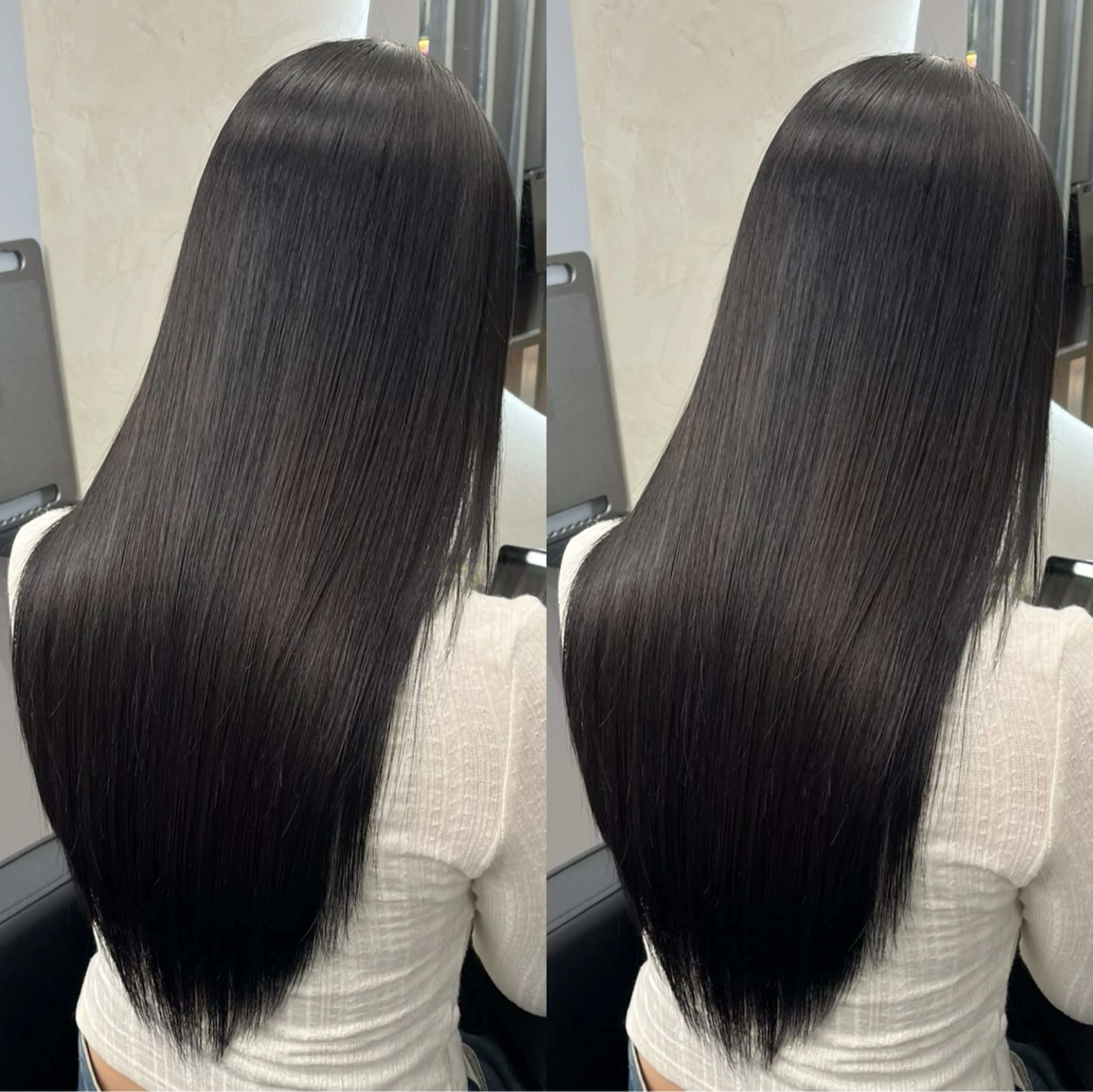 ロング カット ヘアカラー 縮毛矯正 トリートメント レイヤー/髪質改善 SAKIのヘアスタイル