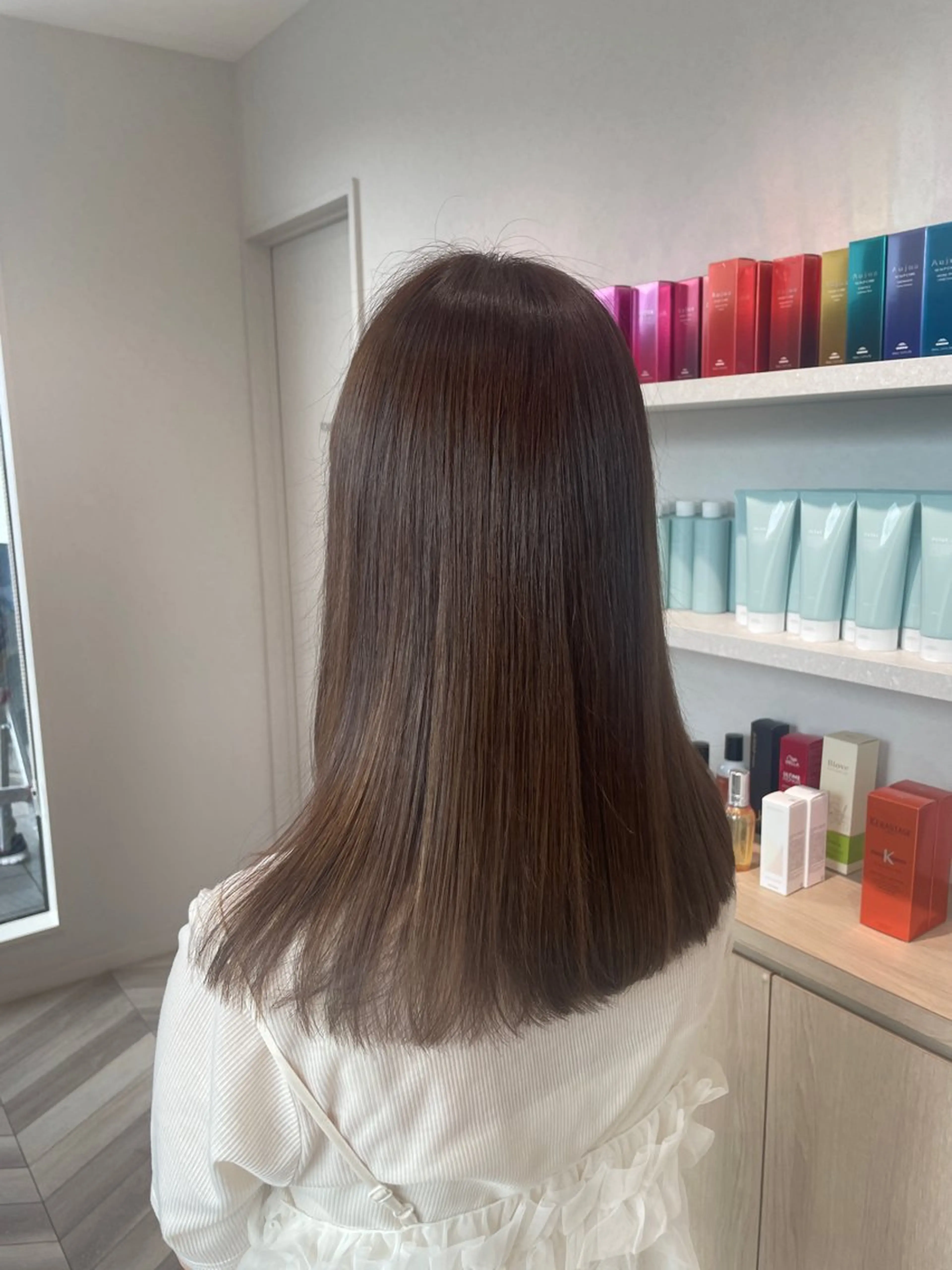 ロング カラー 吉原 雪乃のヘアスタイル