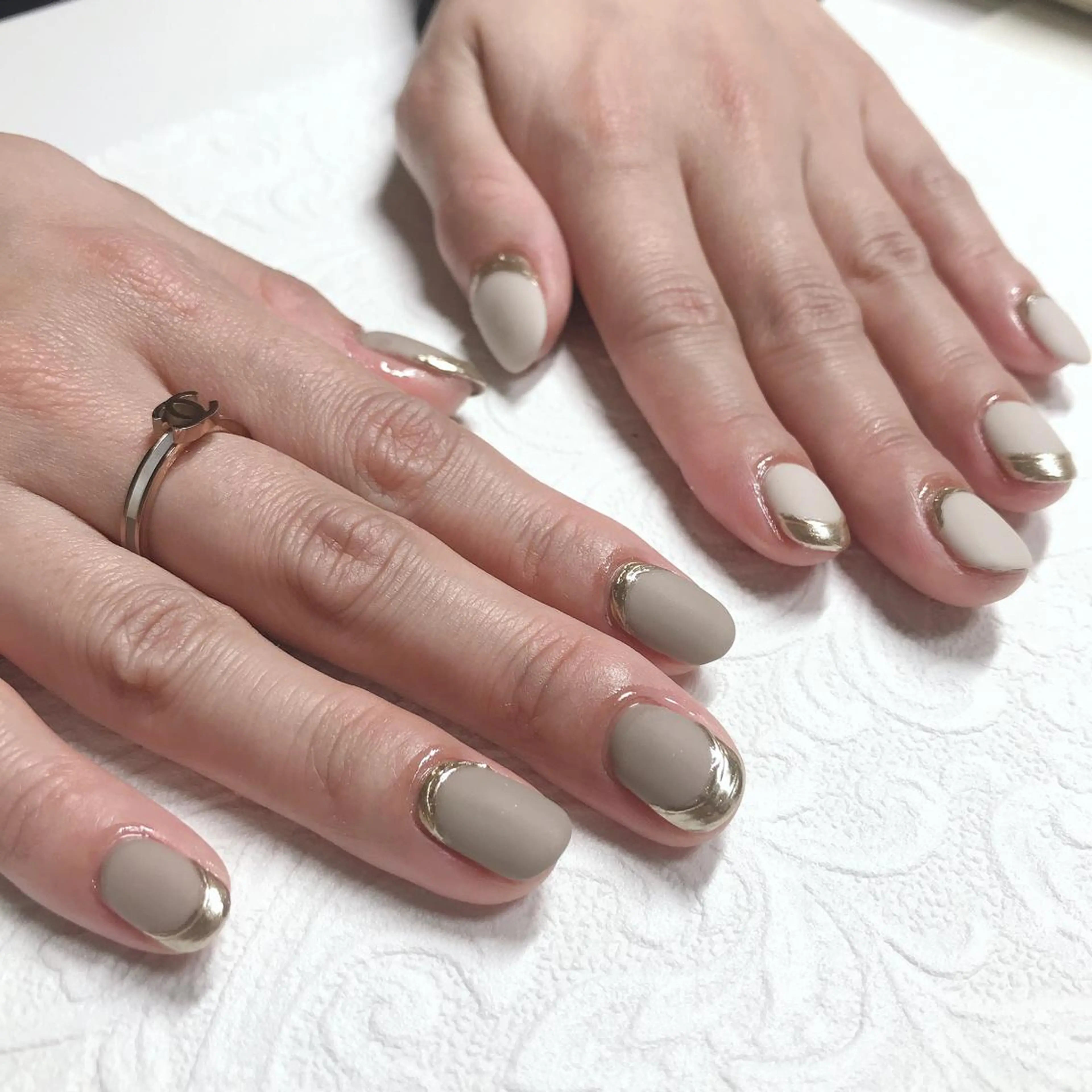 ネイル マットネイル ニュアンスネイル Room nailのネイルデザイン