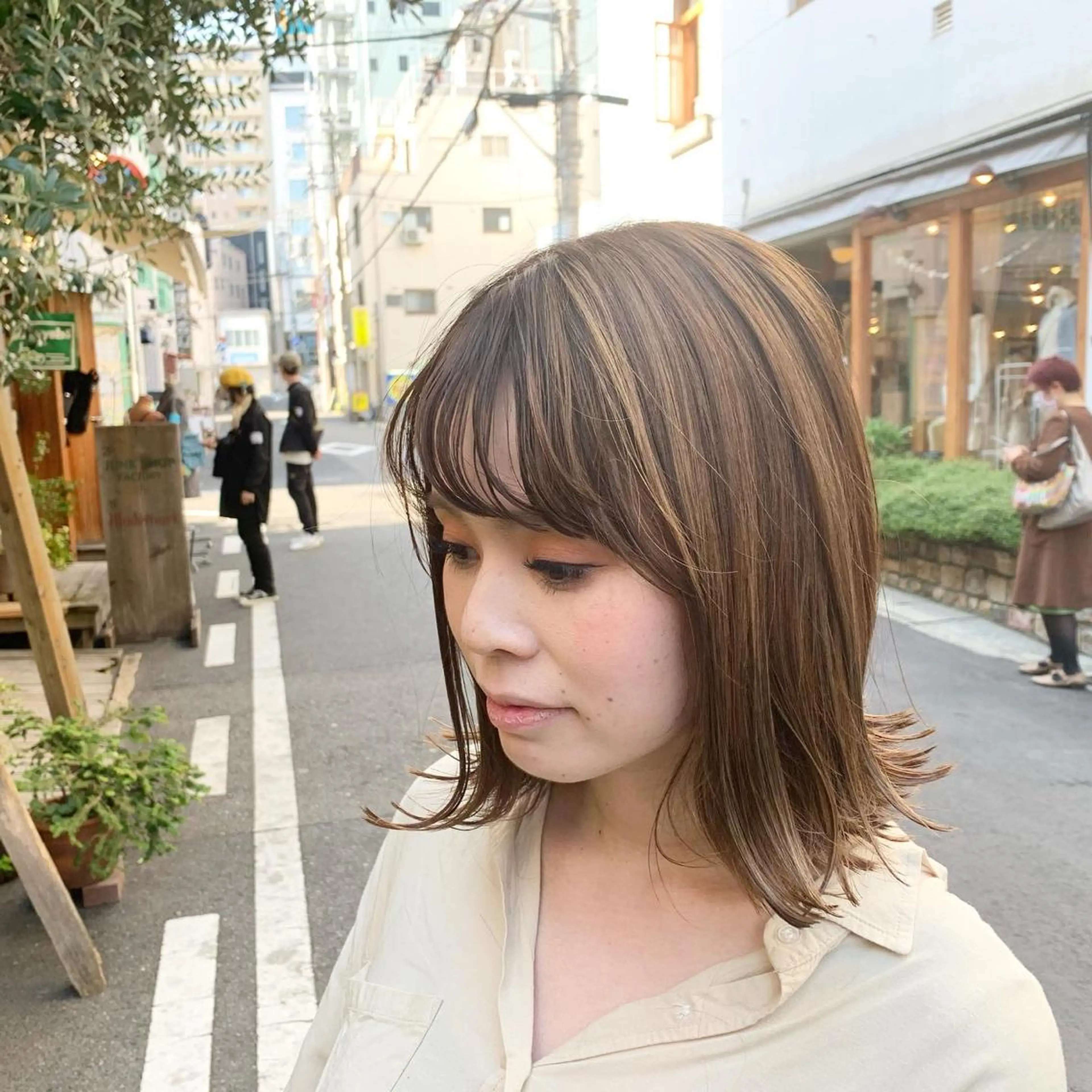 ショート カラー カット ヘアカラー トリートメント LEB所属・下河 宗太のヘアスタイル