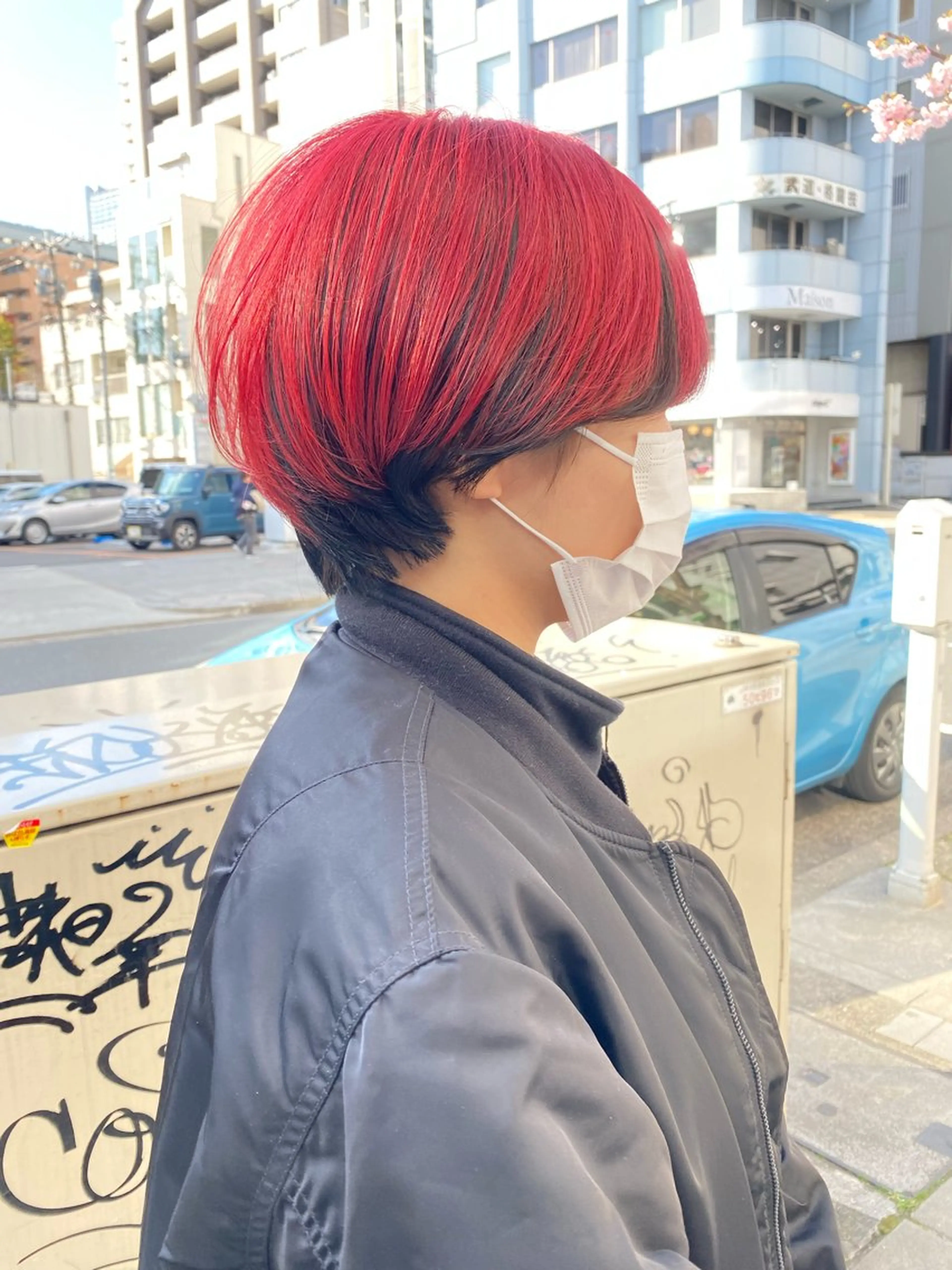 ショート ヘアカラー sea's所属・ヒラカホ/矢場町/ ブリーチ/似合わせのヘアスタイル