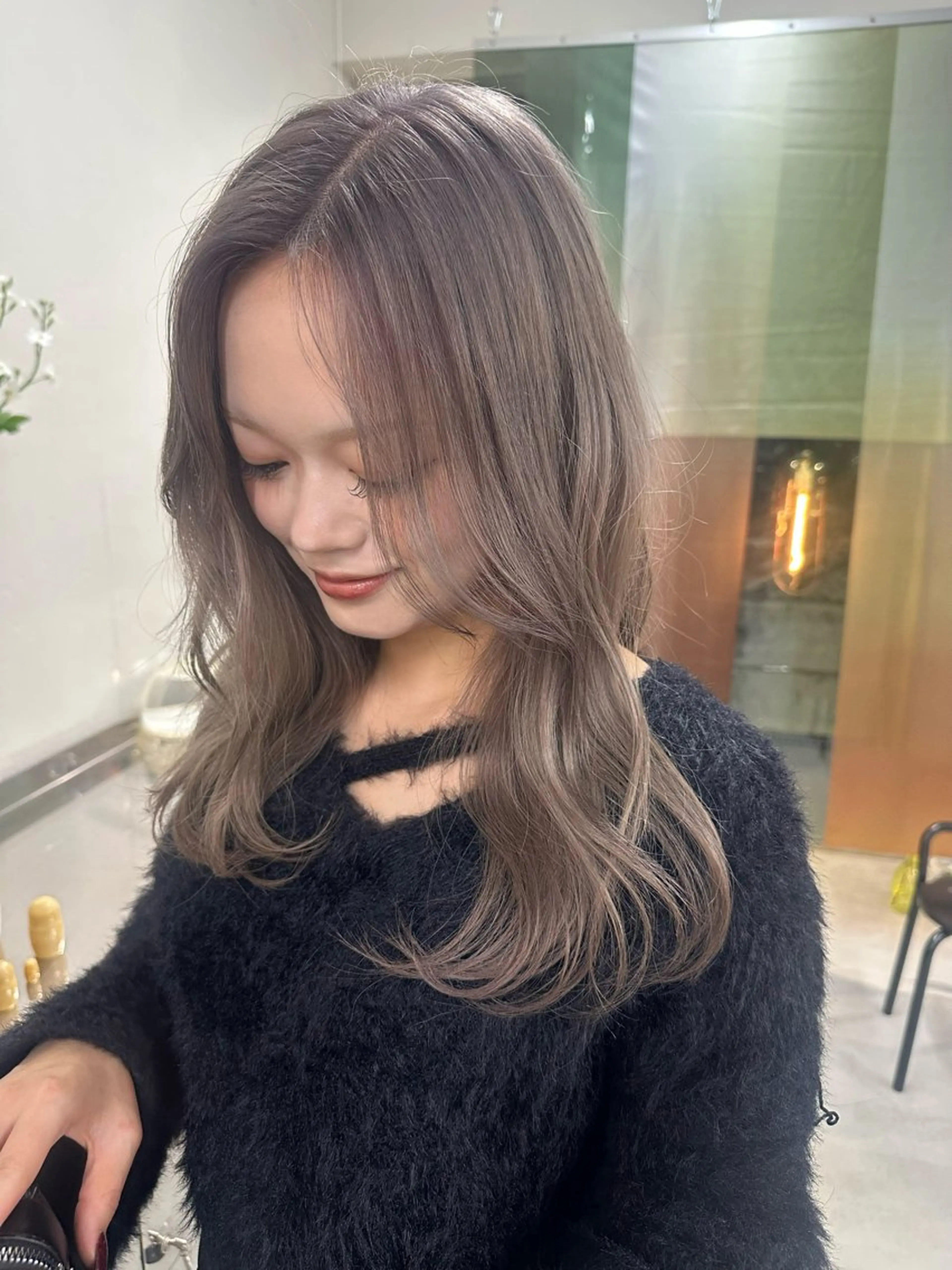 ロング カラー ヘアカラー Then所属・mana/ハイトーン /ヘアアレンジ🎀のヘアスタイル