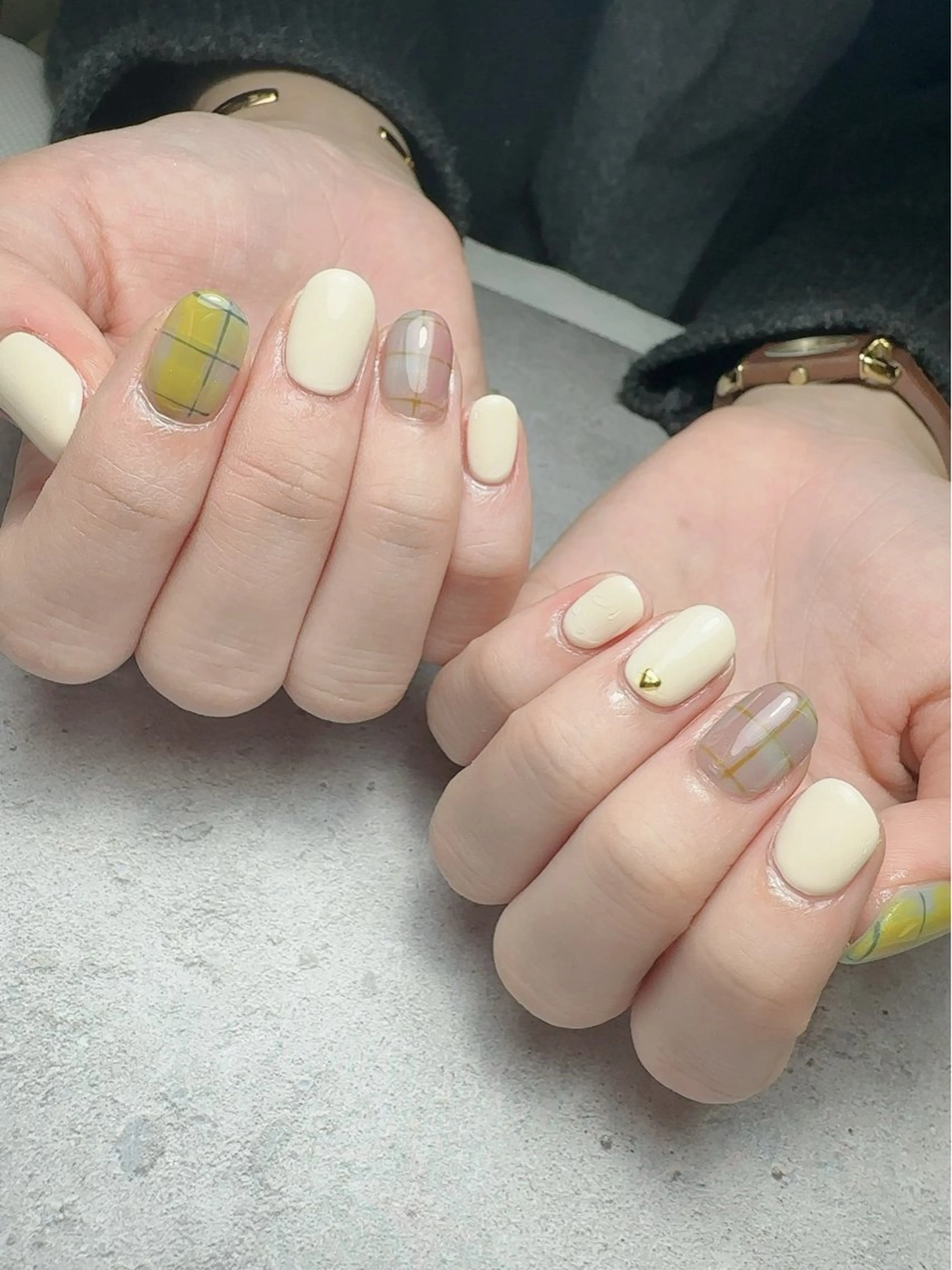 ネイル アートネイル 入学式 卒業式 ハート マグネットネイル ハンドネイル nail salon    Mimiy..所属・Nailsalon Mimiy..♡のネイルデザイン