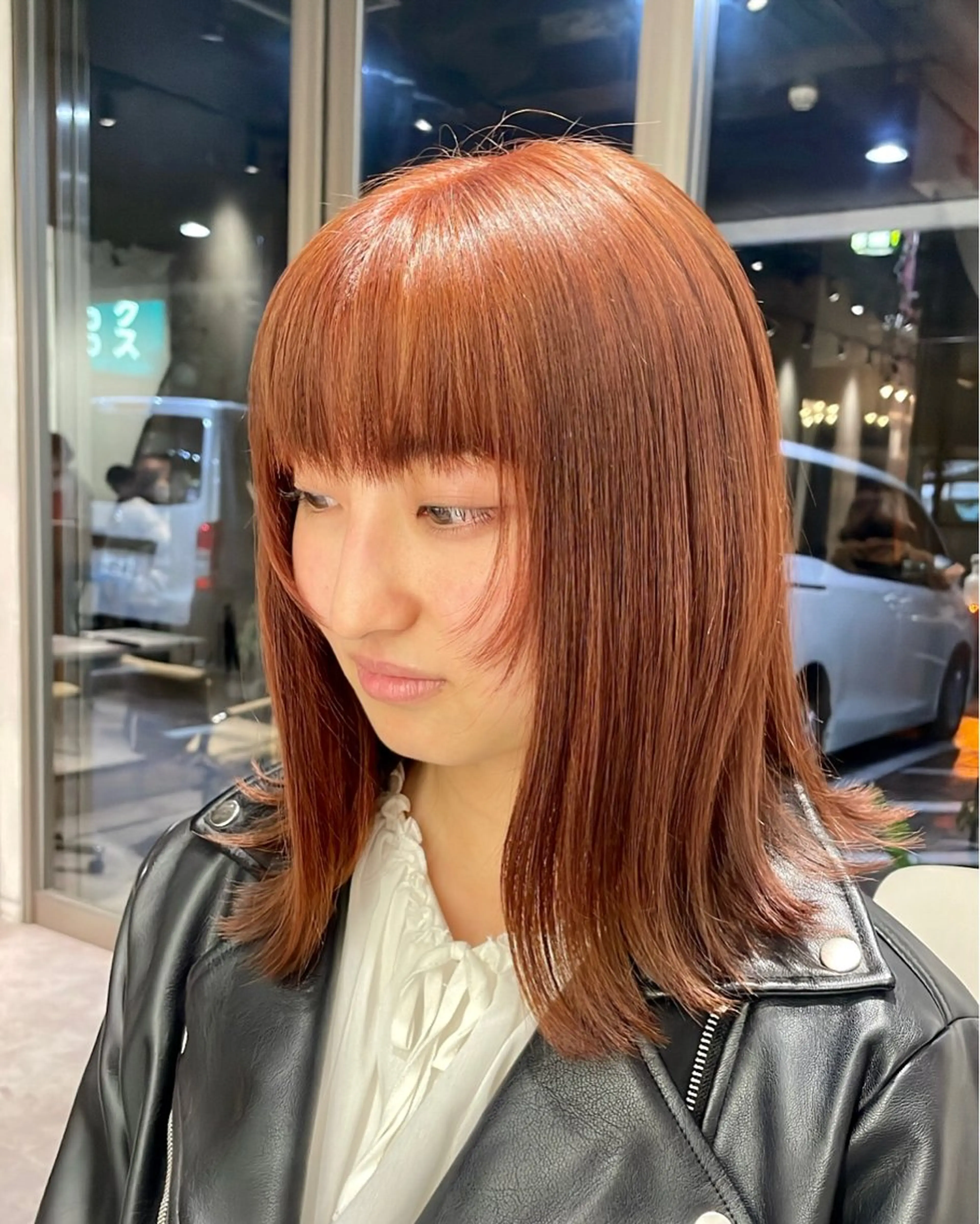 セミロング カラー iLi🫧kim ryongna🦋のヘアスタイル