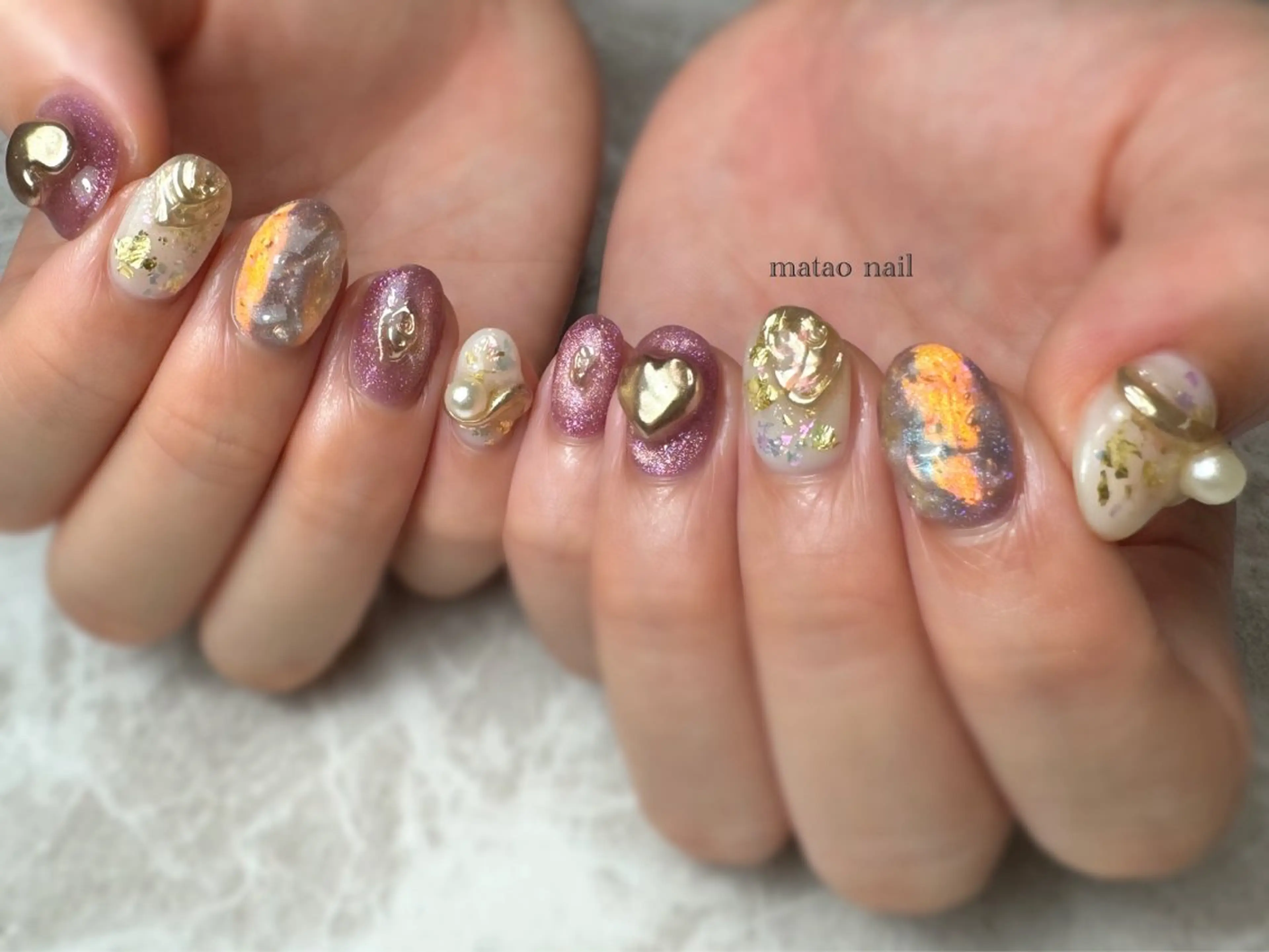 ネイル アートネイル ニュアンスネイル ハンドネイル フットネイル matao nailのネイルデザイン