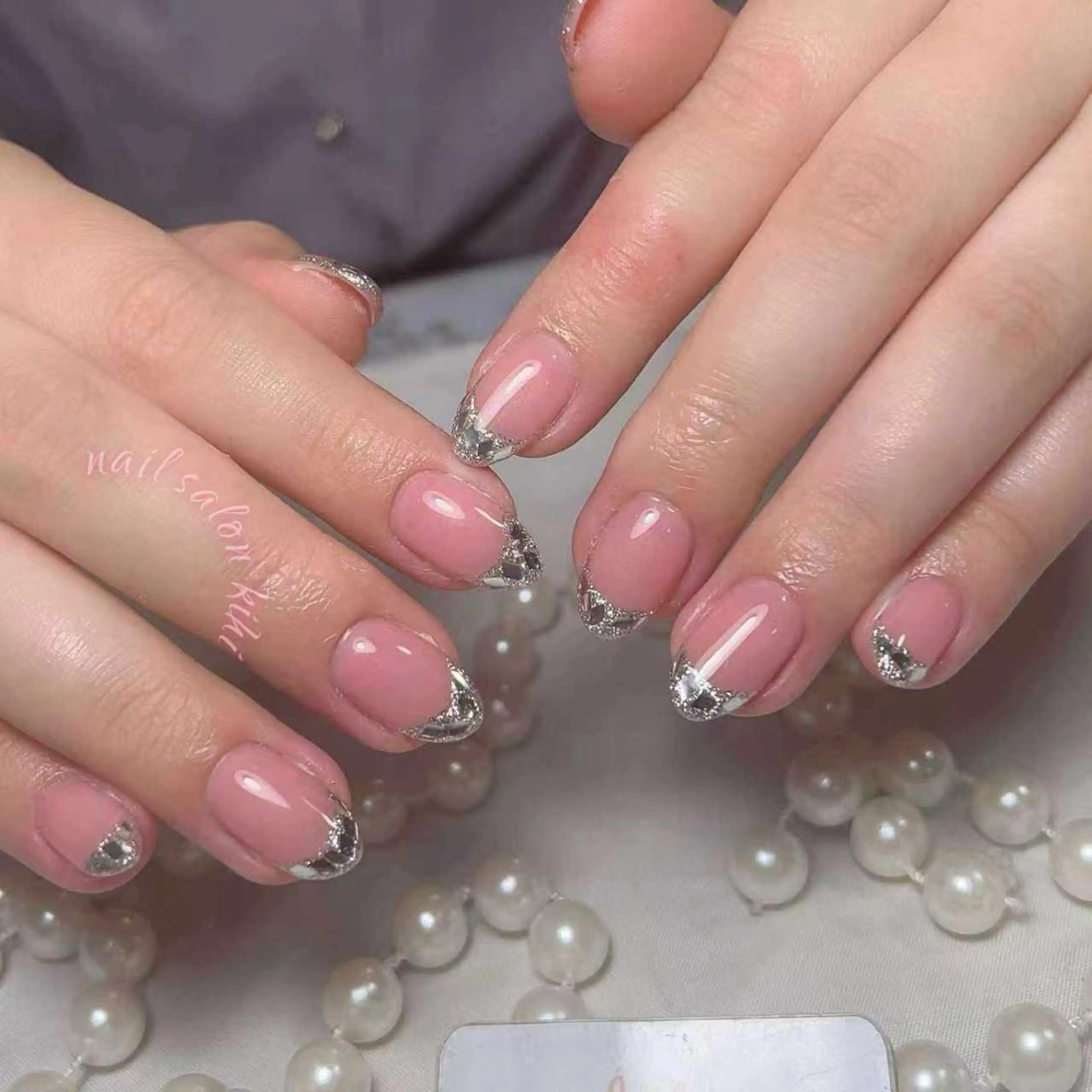 ネイル アートネイル フレンチネイル ジェルネイル グラデーション 韓国ネイル ハンドネイル ハンドケア Nail Salon Kihi さくらのネイルデザイン