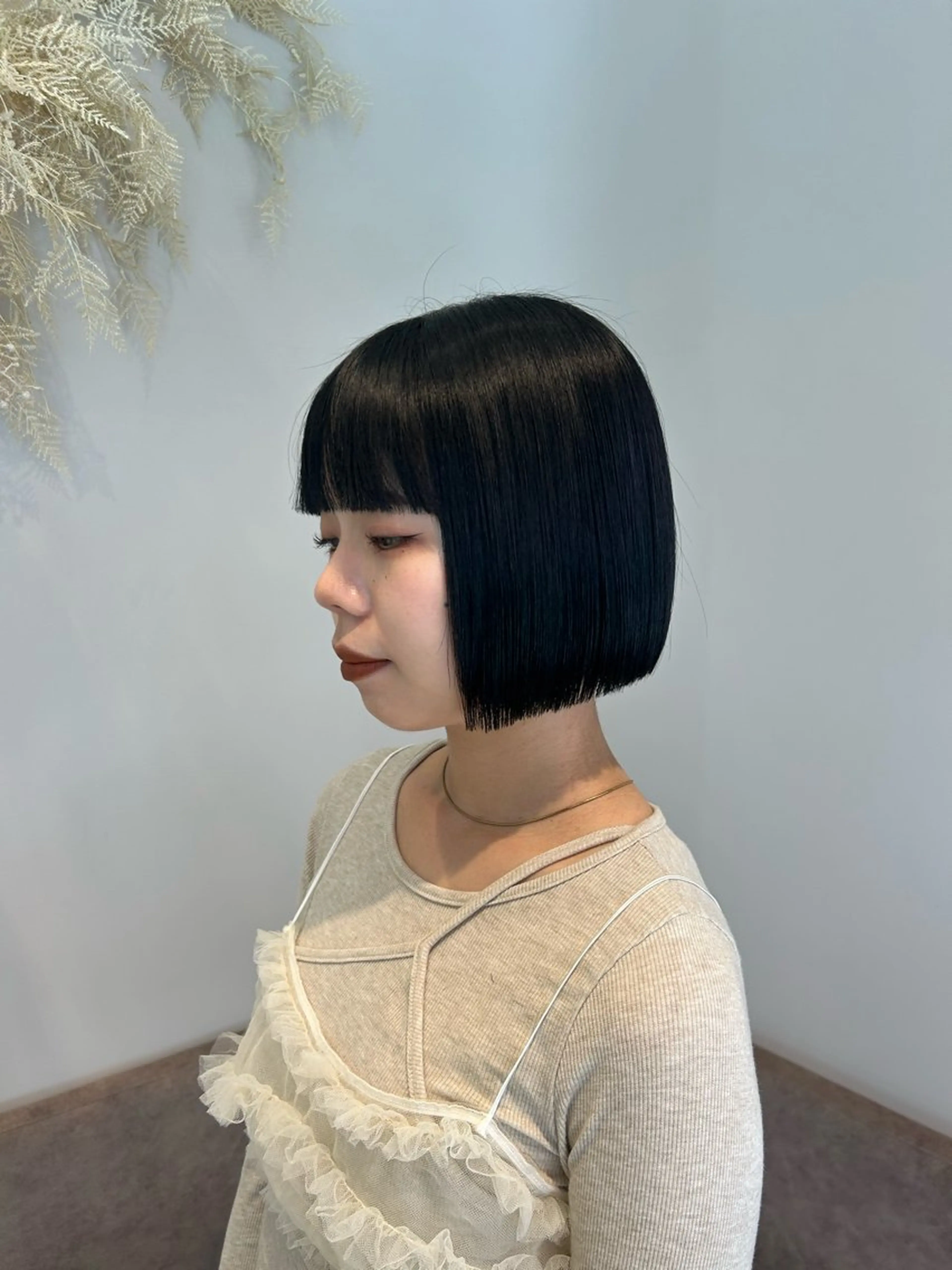 カット+ツヤツヤ縮毛矯正+トリートメント【フルコース】の写真