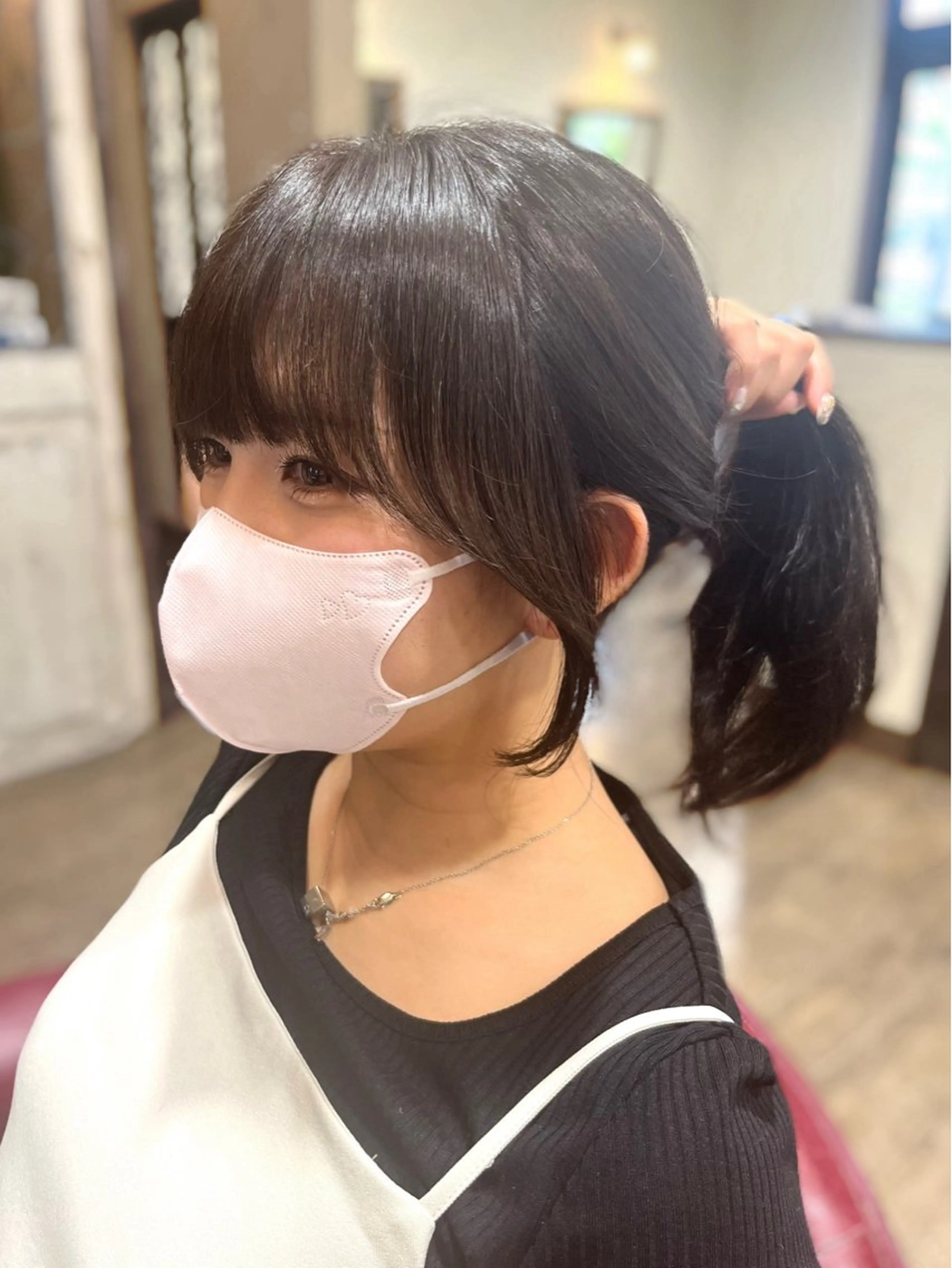 ロング くびれヘア 顔周りカット 韓国風ヘア レイヤーカット 似合わせカット カット ヘアカラー トリートメント レイヤーカット /　工藤雄大のヘアスタイル
