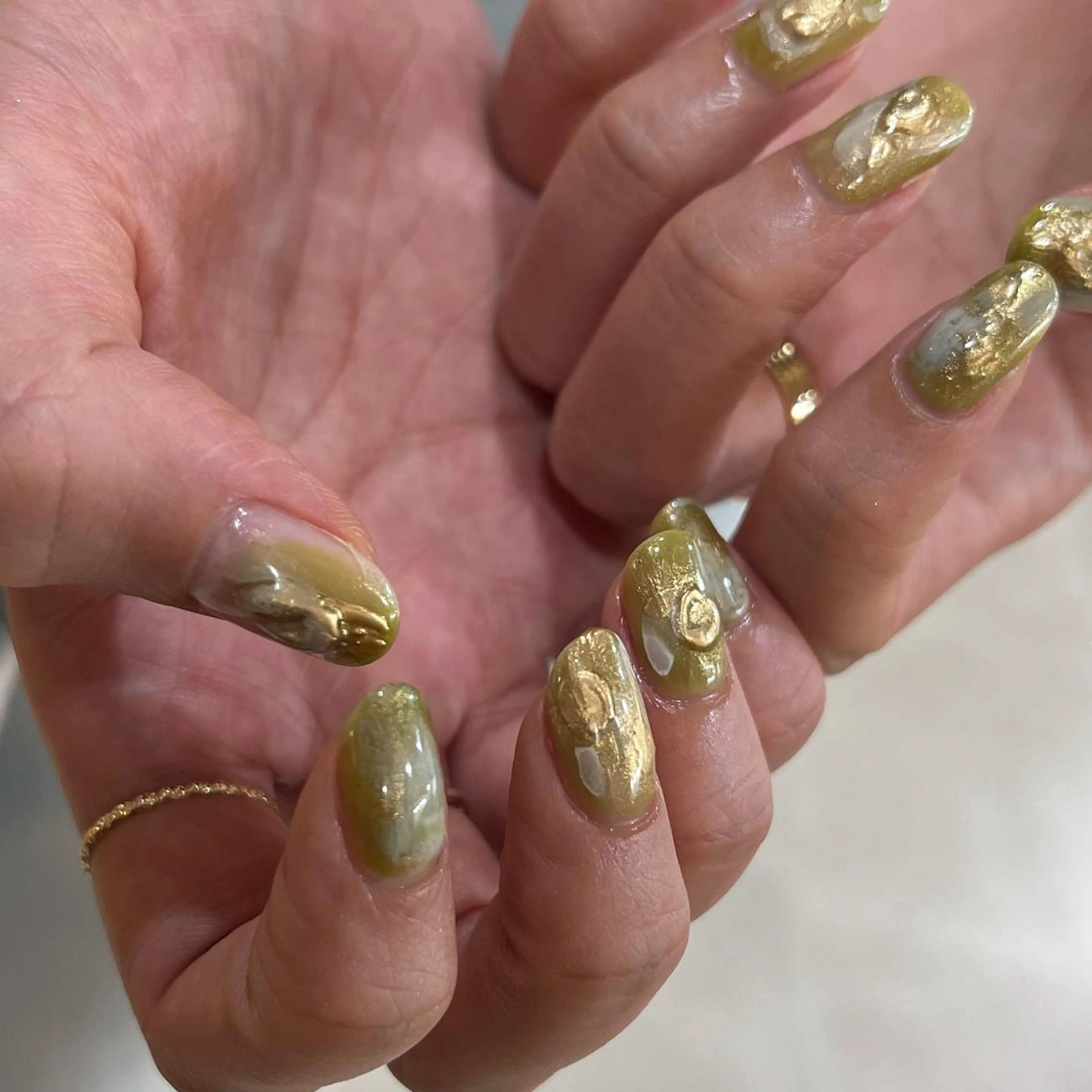 ネイル フレンチネイル マグネットネイル ミラーネイル ニュアンスネイル ワンカラーネイル 酒井 サカイのネイルデザイン