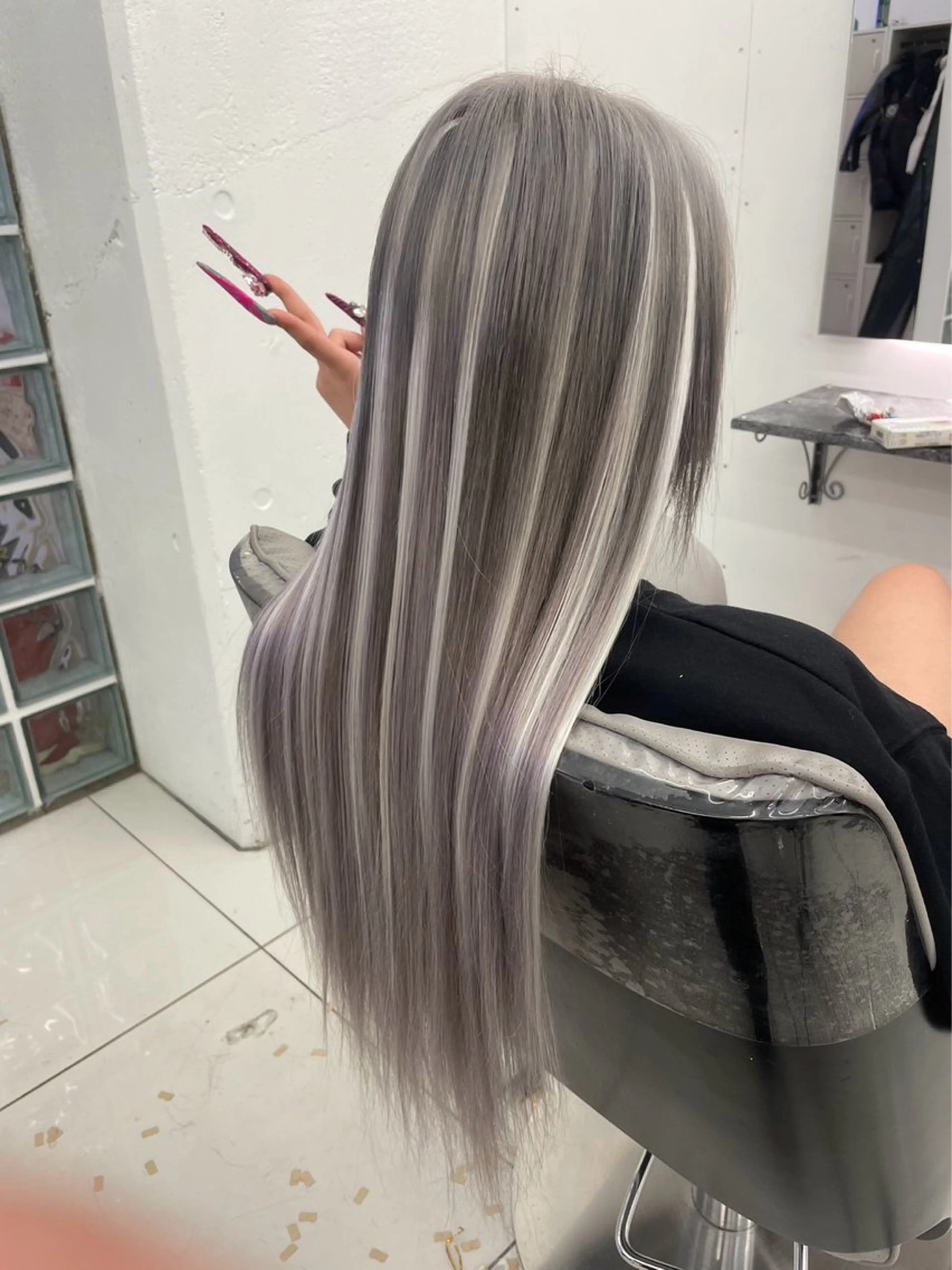 ロング エクステ 中村 海星のヘアスタイル