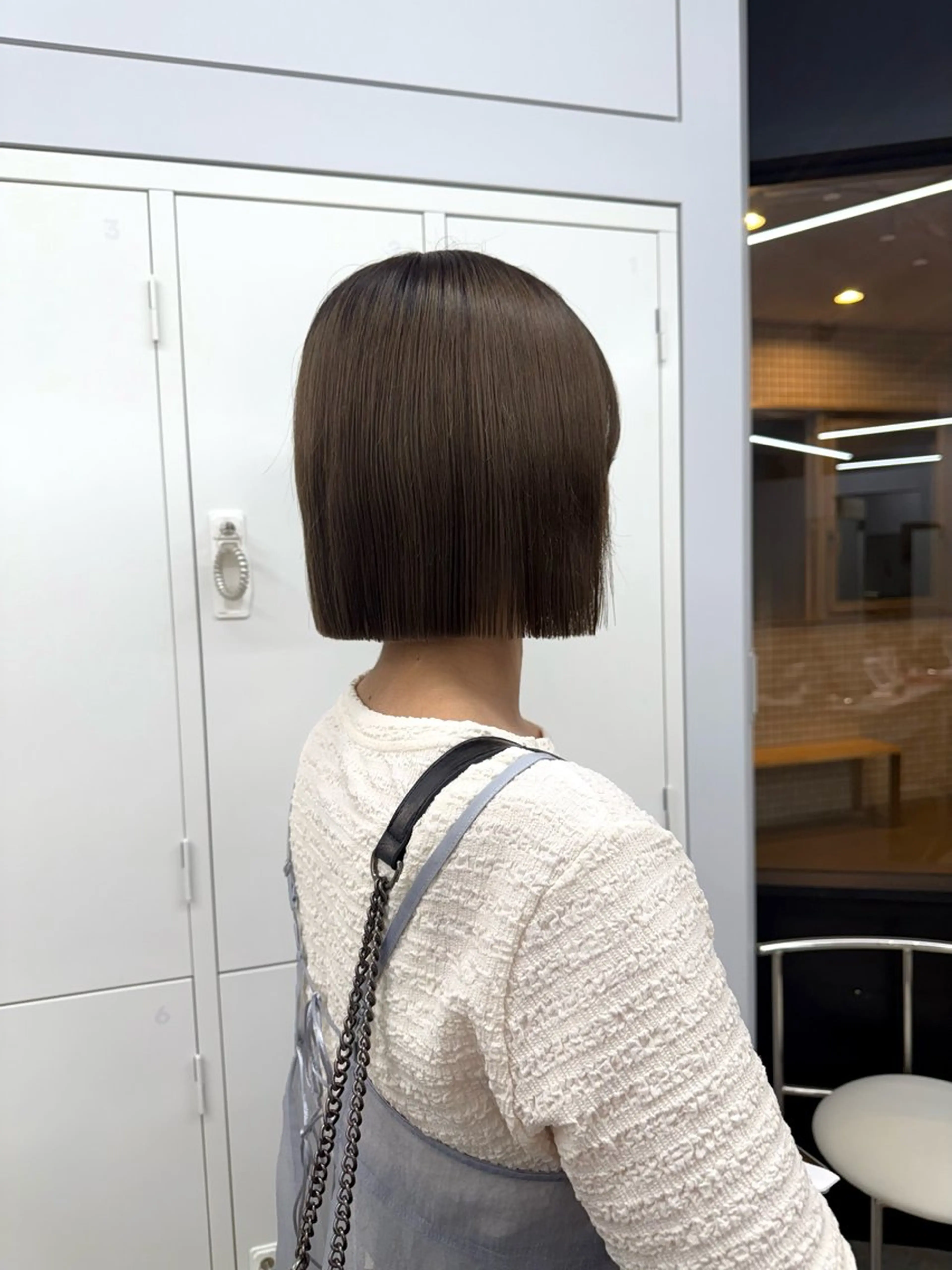 ミディアム カット ヘアカラー mina★ボブcut 透明感color🥣のヘアスタイル
