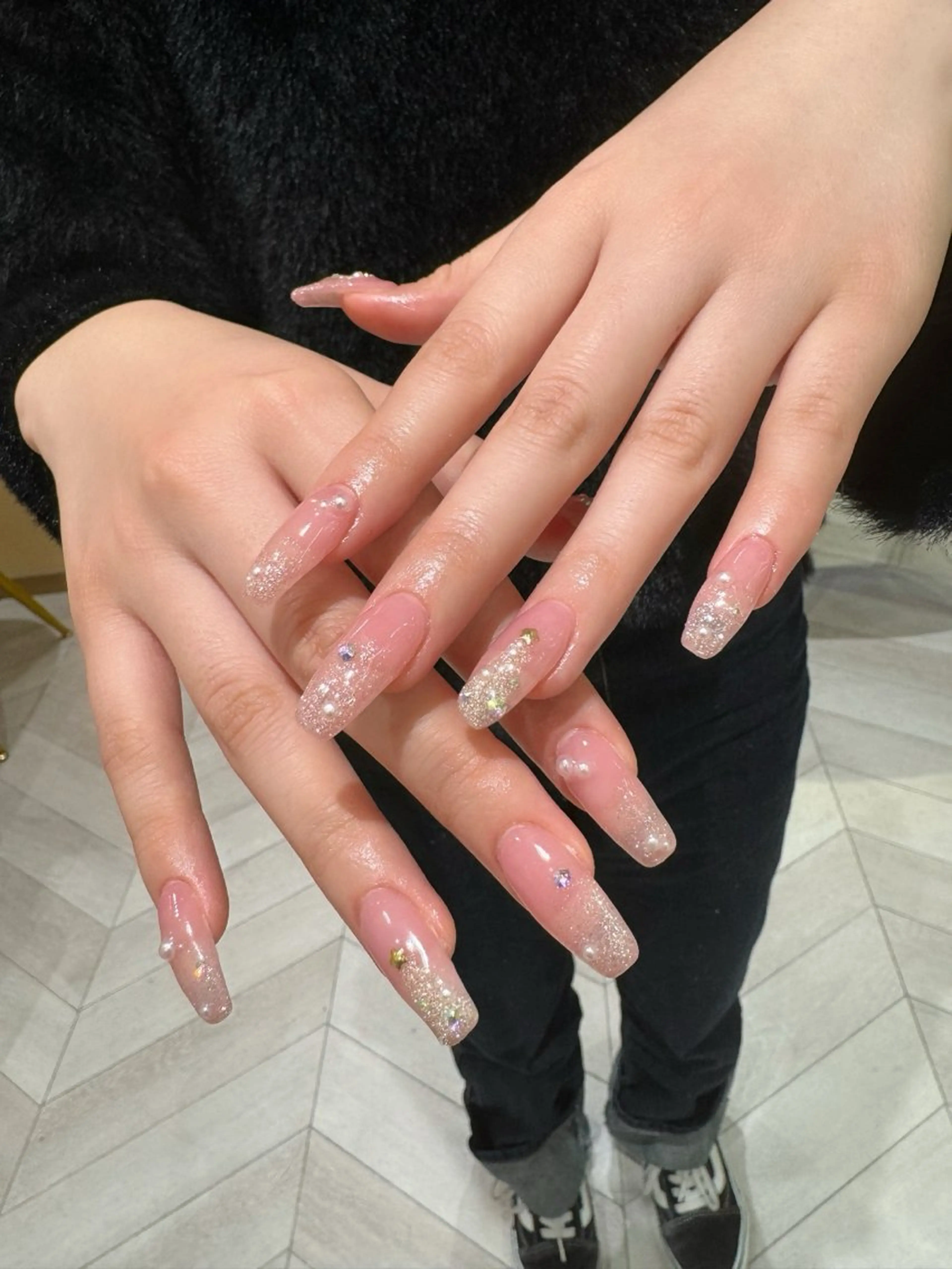 ネイル ハンドネイル なぽ ❤︎ y2k/韓国nailのマツエク・マツパデザイン