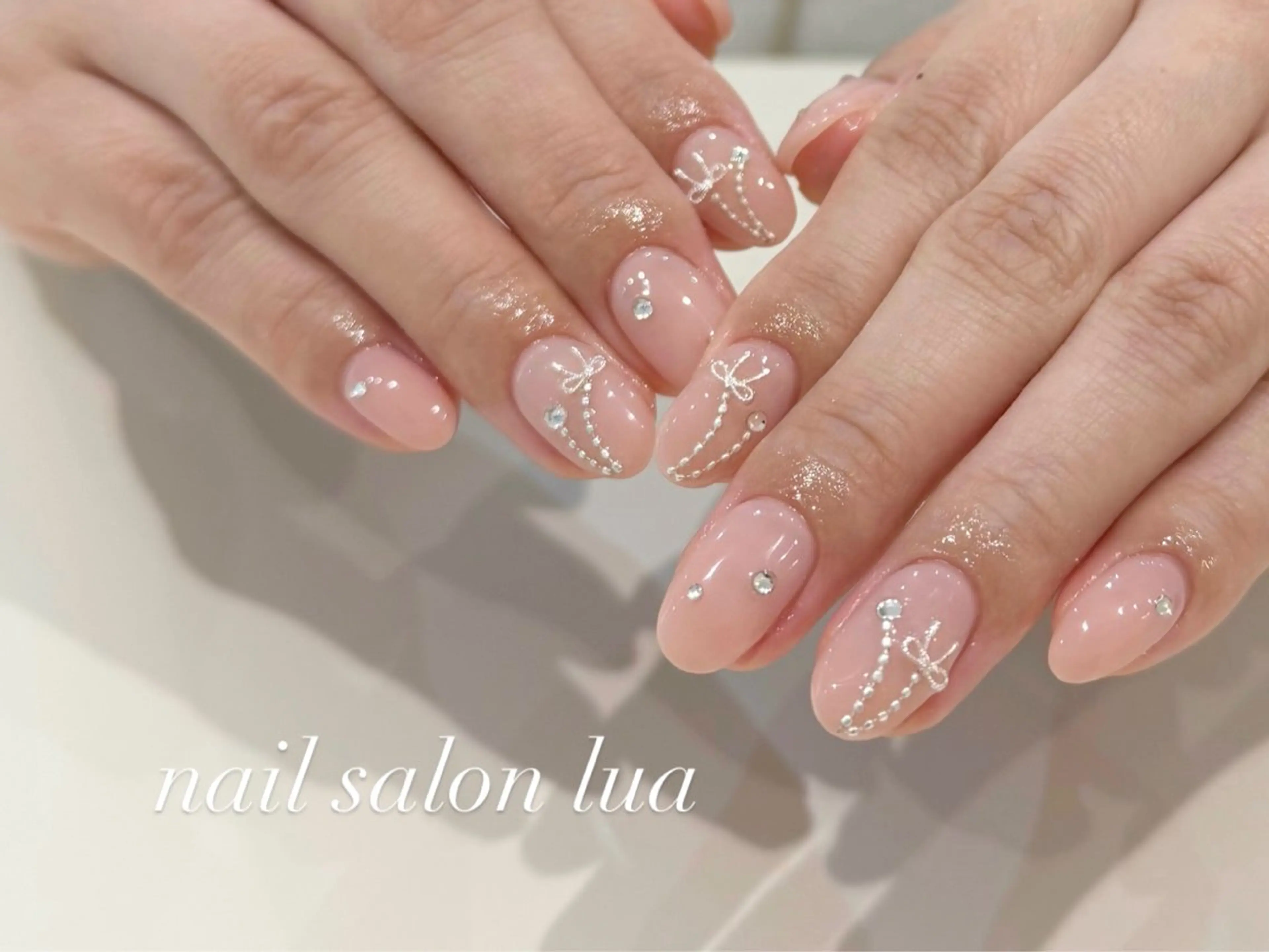 ネイル ジェルネイル 韓国ネイル オフィスネイル パラジェル ワンホンネイル Nail Salon LUA所属・大矢 亜美のネイルデザイン