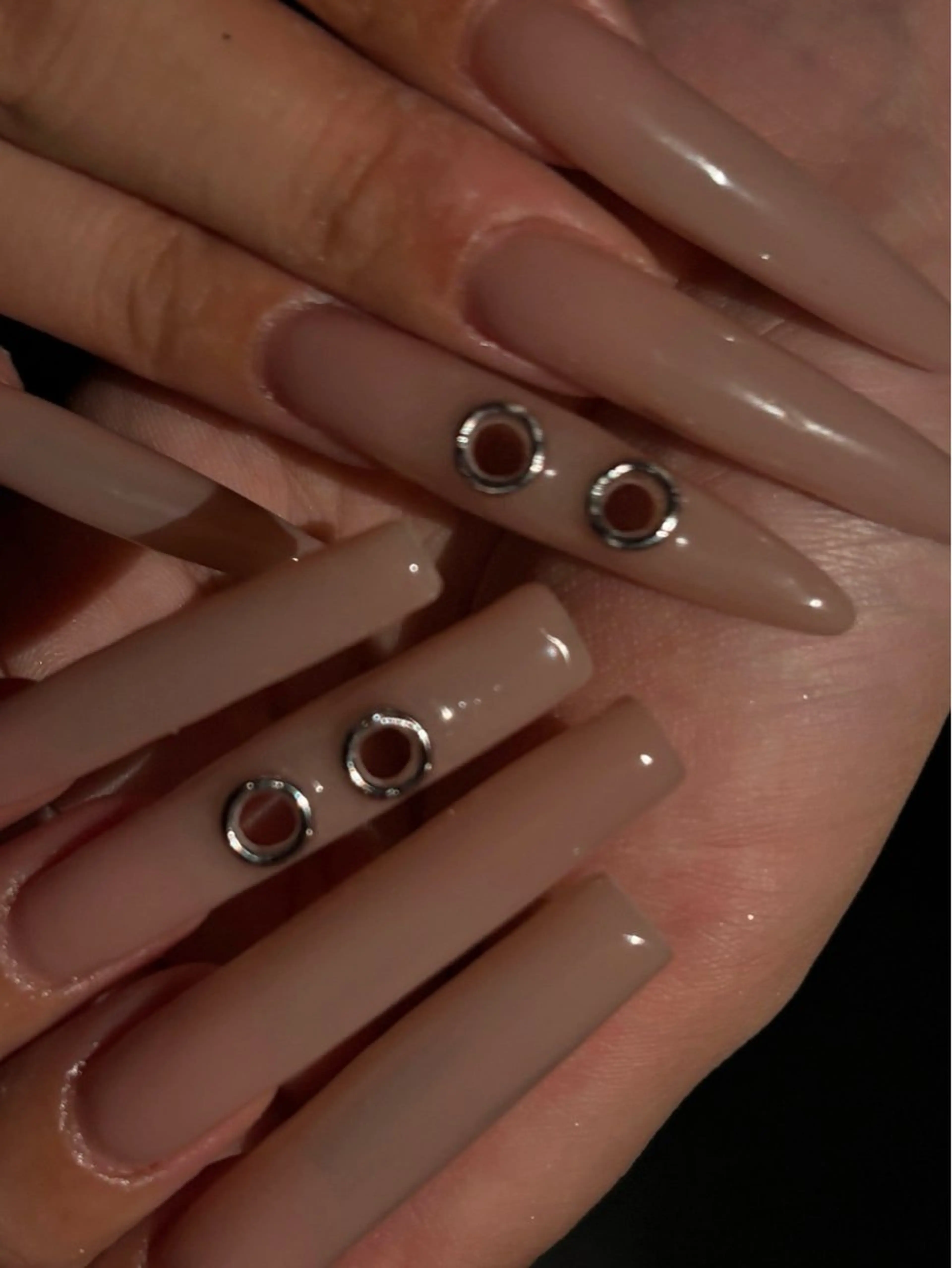 ネイル ロングネイル 持ち込み スーパーロングネイル ハンドネイル icy,nail ユリアのネイルデザイン