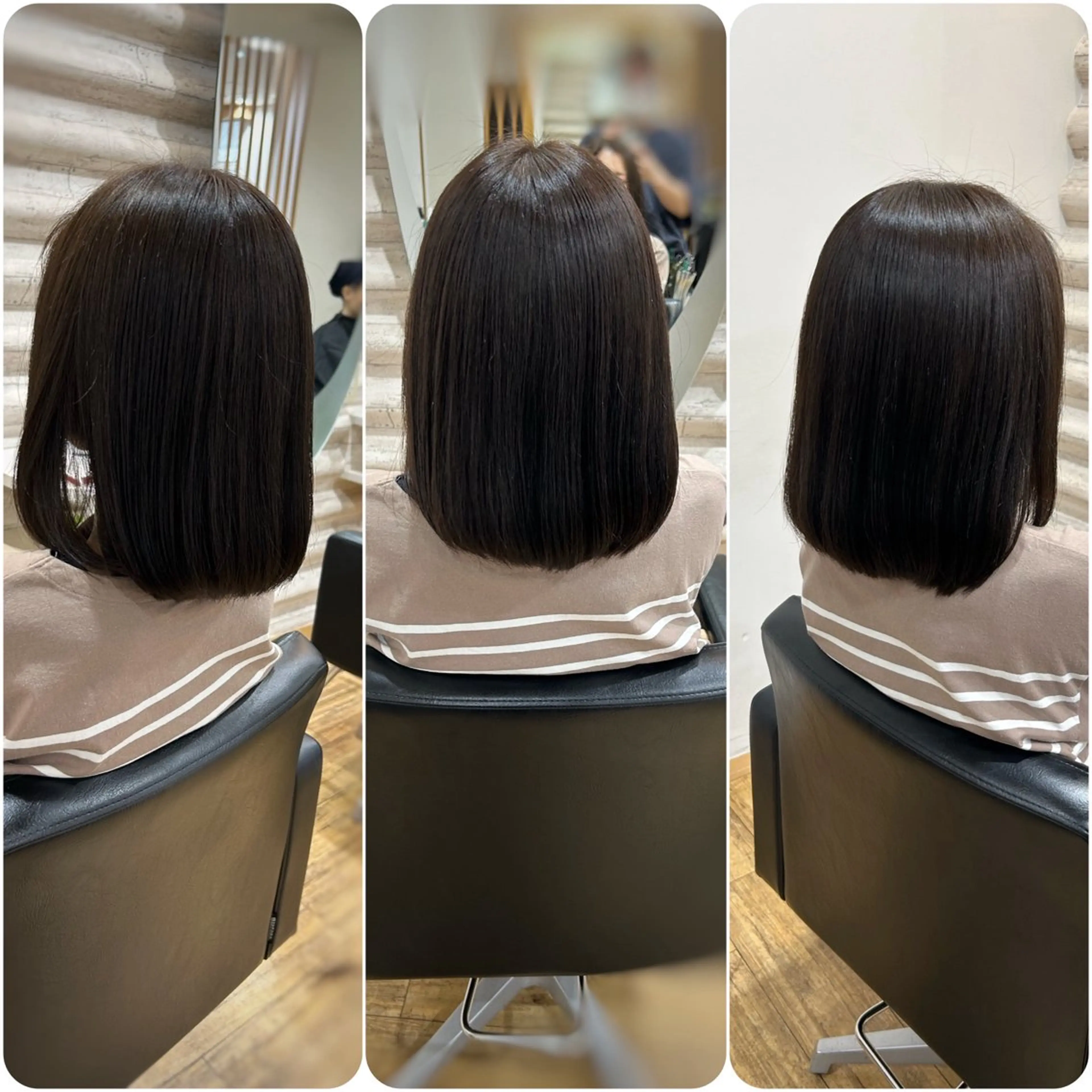 ミディアム カラー 髪質改善 カット トリートメント 艶の専門店/髪質改善 ×酸熱カラー/KONのヘアスタイル