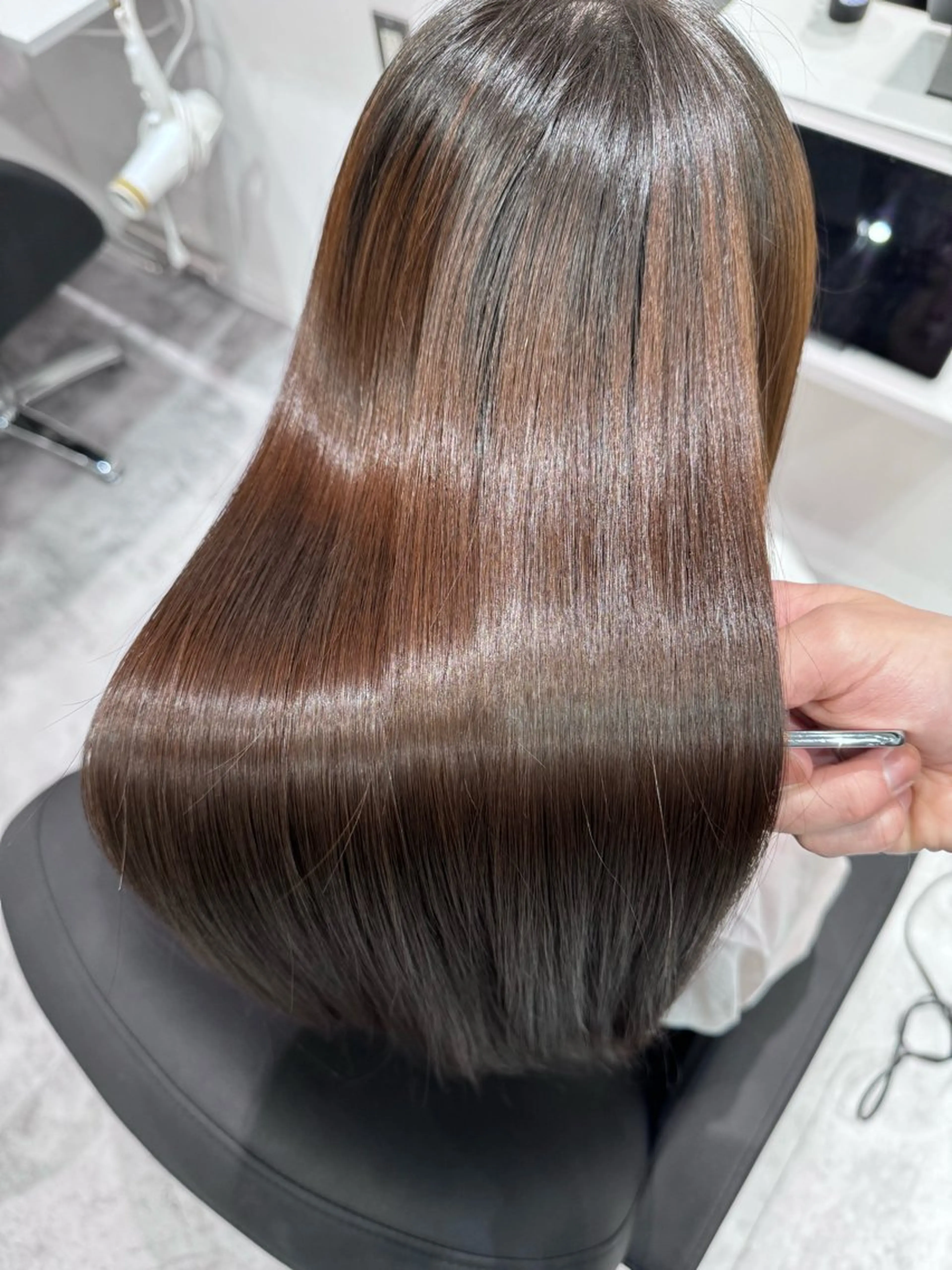 ミディアム カラー ヘアアレンジ 🫧美髪矯正🫧 髪質改善🍎城彰人のヘアスタイル