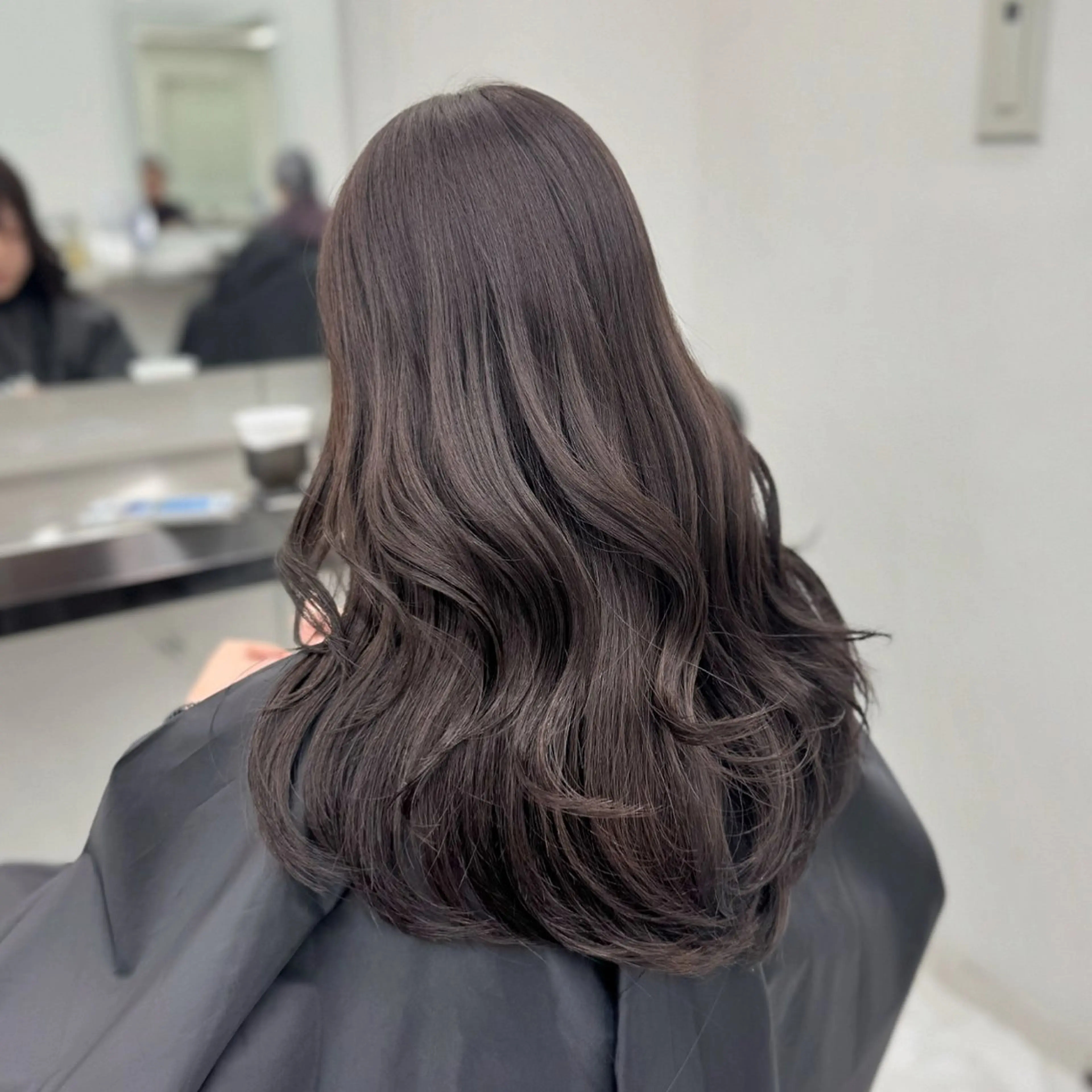 ロング カラー ヘアカラー ブリーチなし🤍透明 感カラー🤍しゅうじのヘアスタイル