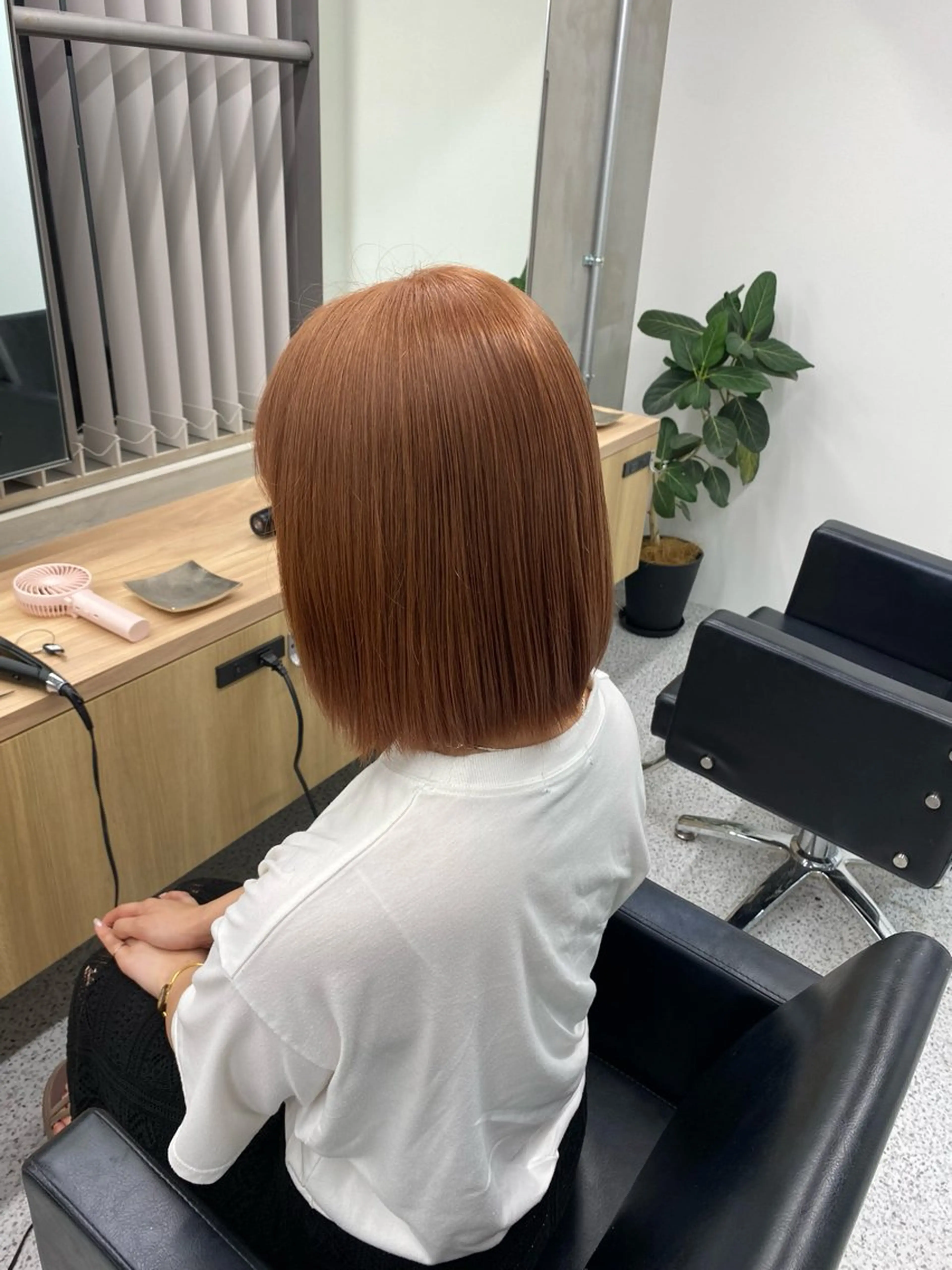 ミディアム カラー ベージュカラー ブロンド ダブルカラー ハイトーンカラー ピンクカラー PELEshibuya所属・カットモデル様無料 💎saaya💎のヘアスタイル