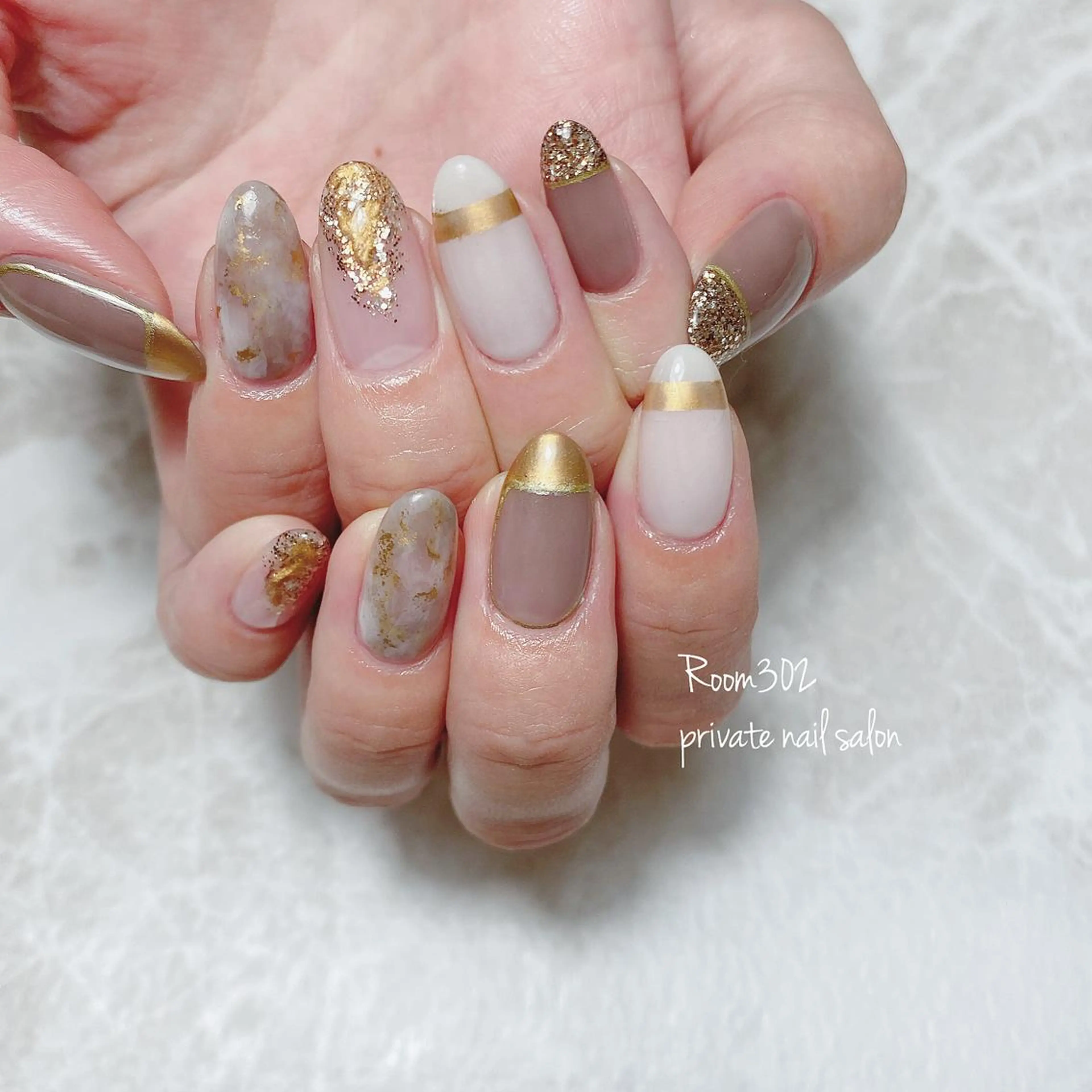 ネイル ニュアンスネイル Room 302のネイルデザイン