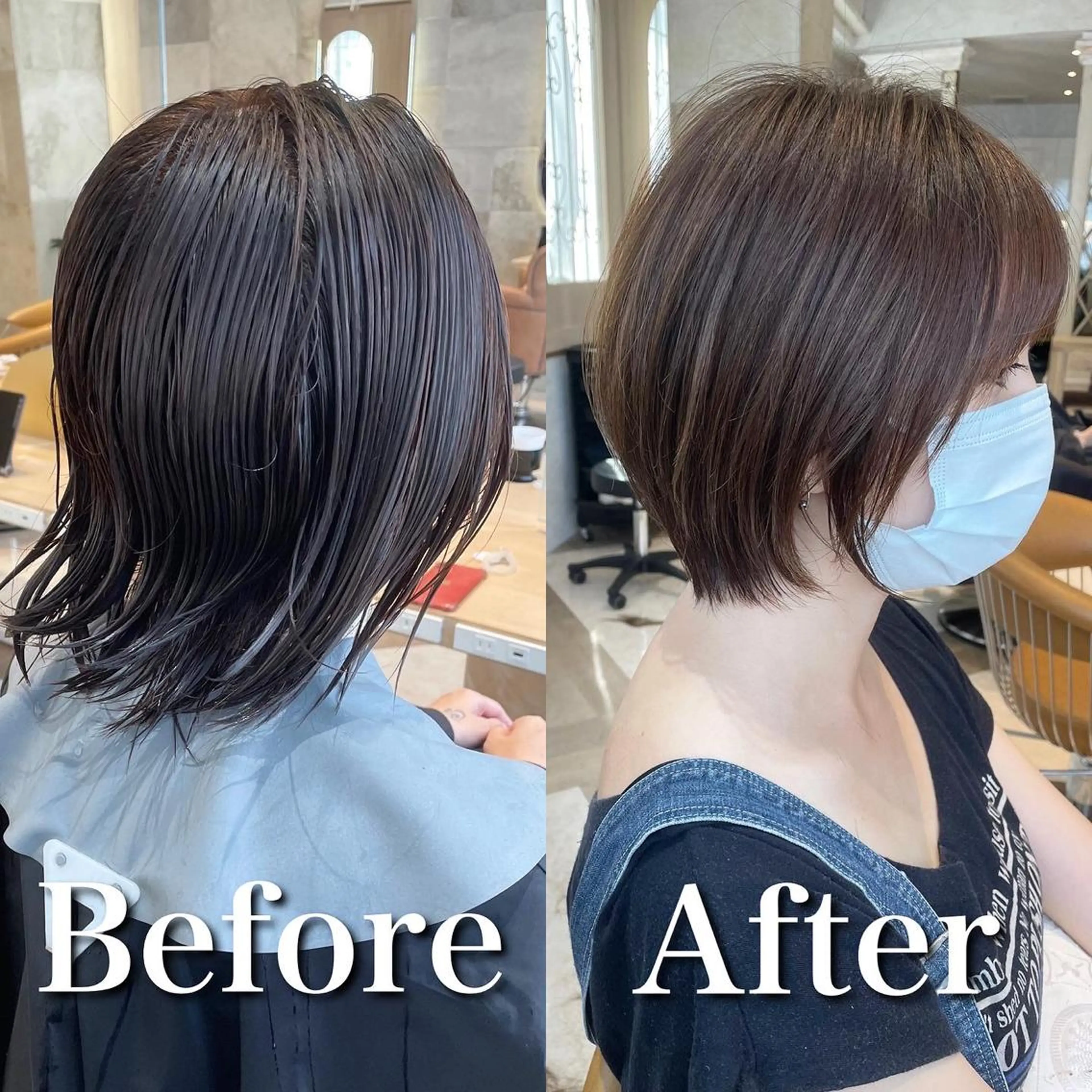 ショート 似合わせカット ショートヘア カット ヘアカラー トリートメント 韓国ヘア/髪質改善 /Harunaのヘアスタイル