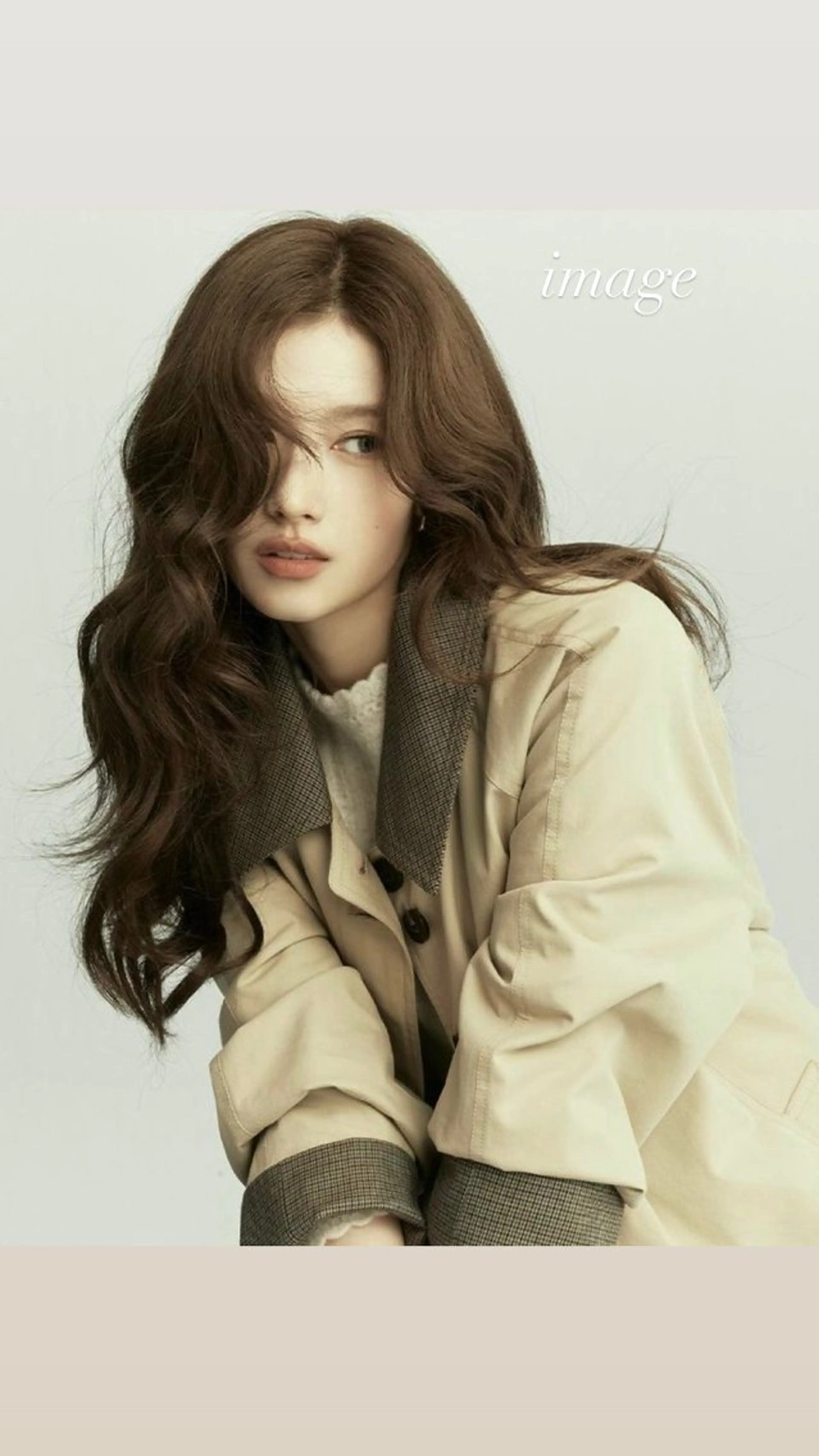 ロング カラー ヘアカラー トリートメント 🤍韓国大人っぽ ベージュMAI🤍のヘアスタイル