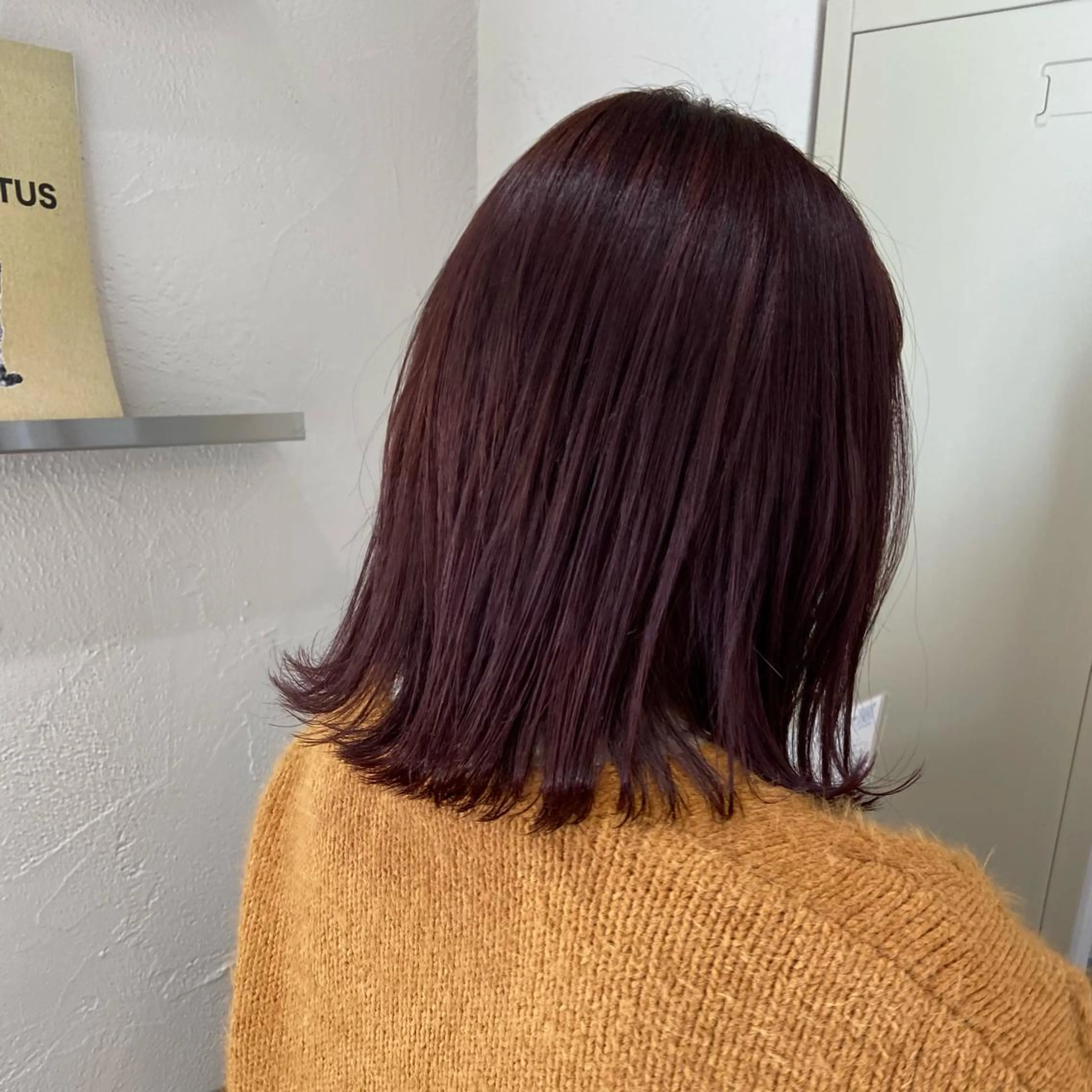 ミディアム カラー ヘアカラー 石川 瑠琉のヘアスタイル