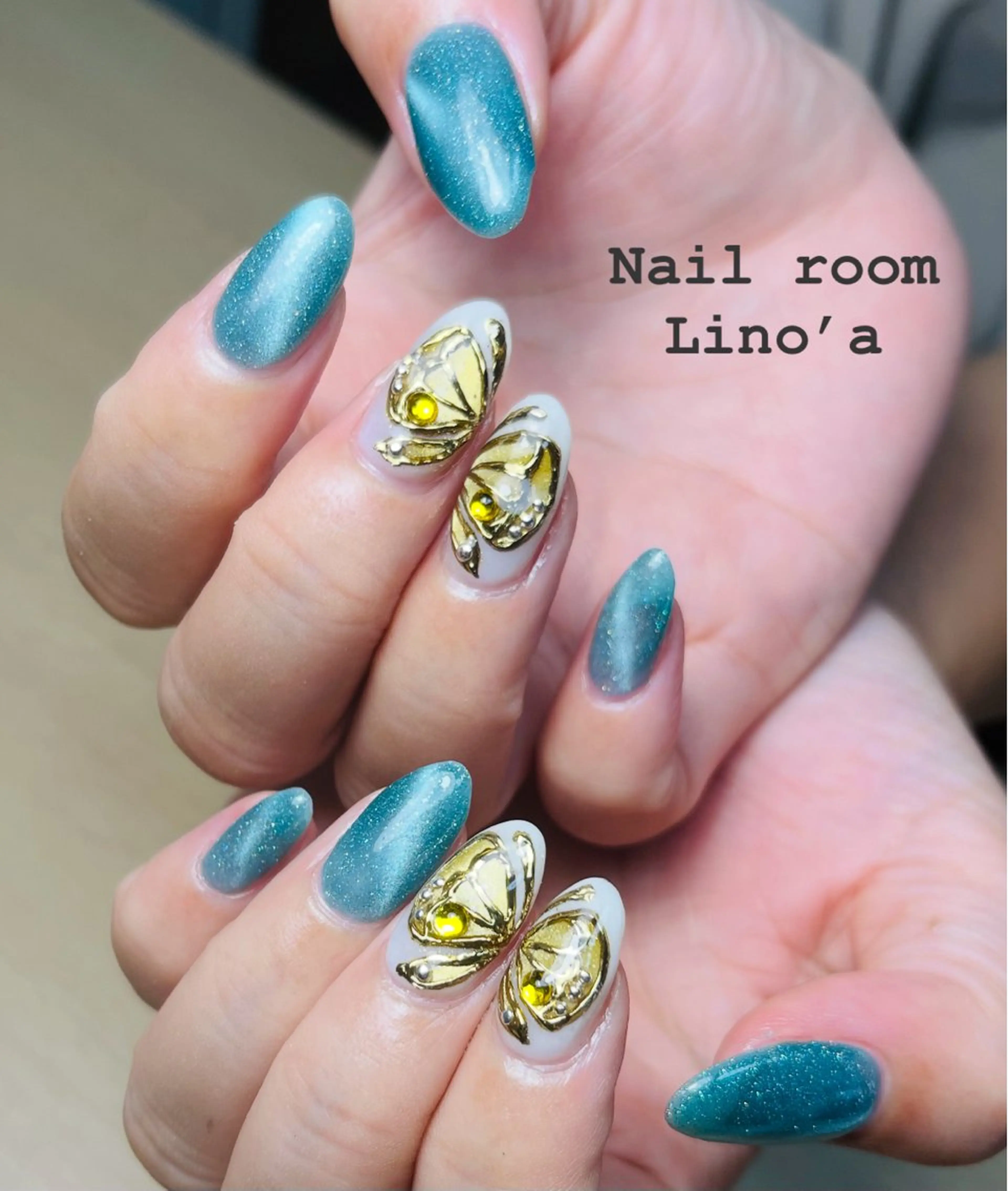 ネイル 持ち込み ハンドネイル Nail room Lino’aのネイルデザイン
