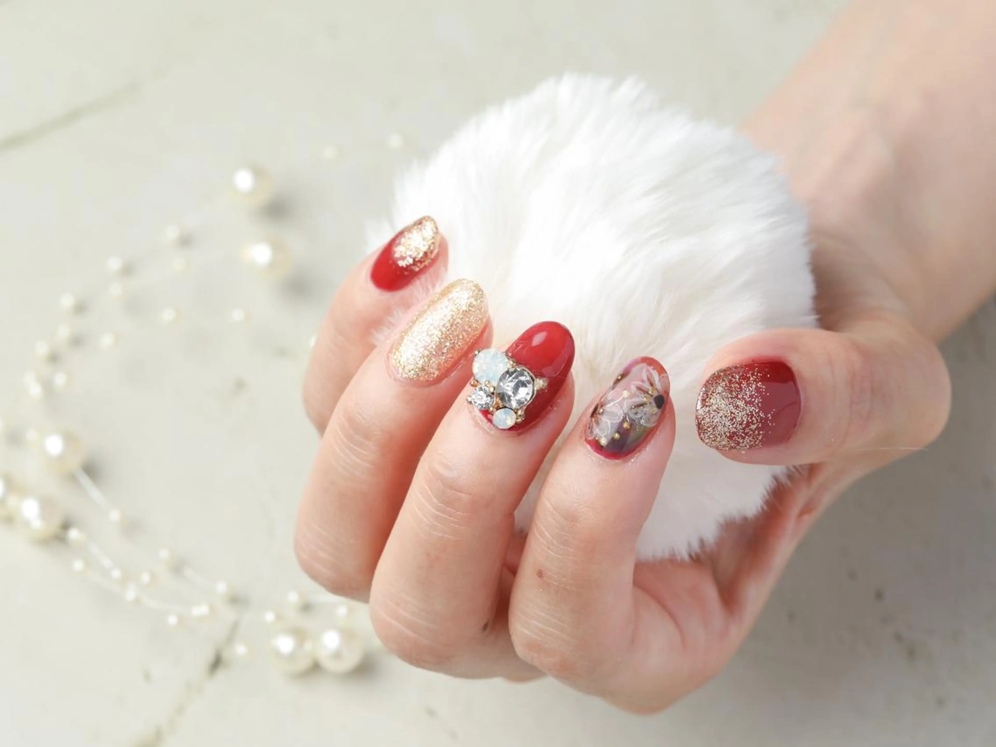 ネイル 冬ネイル クリスマス Lioness所属・Lioness 心斎橋店の眉毛・アイブロウイメージ